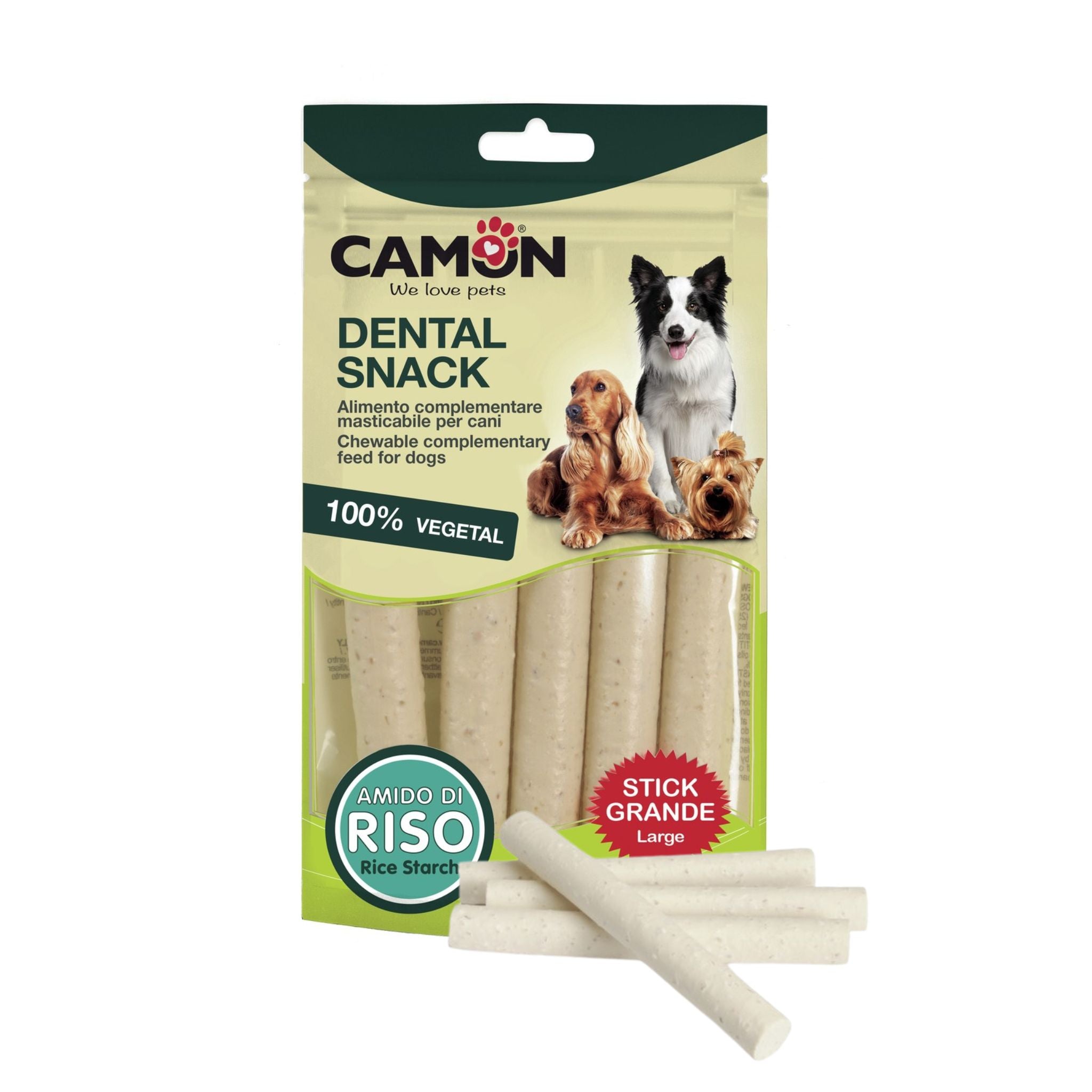 Camon Reissticks Grande - vegane Kausticks auf Reis (140g)