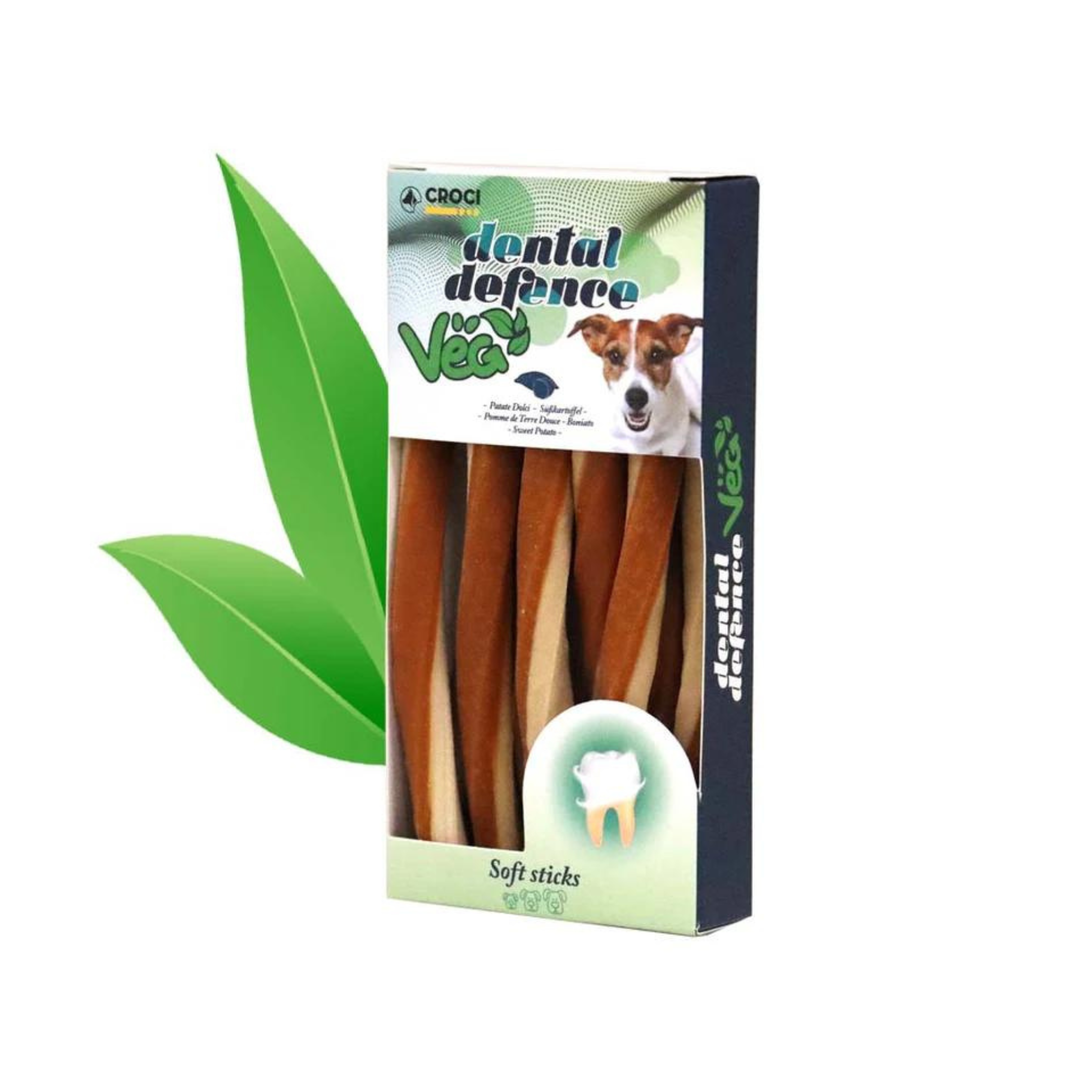 Croci - vegane Dentalsticks mit Süßkartoffel bei Fairtails