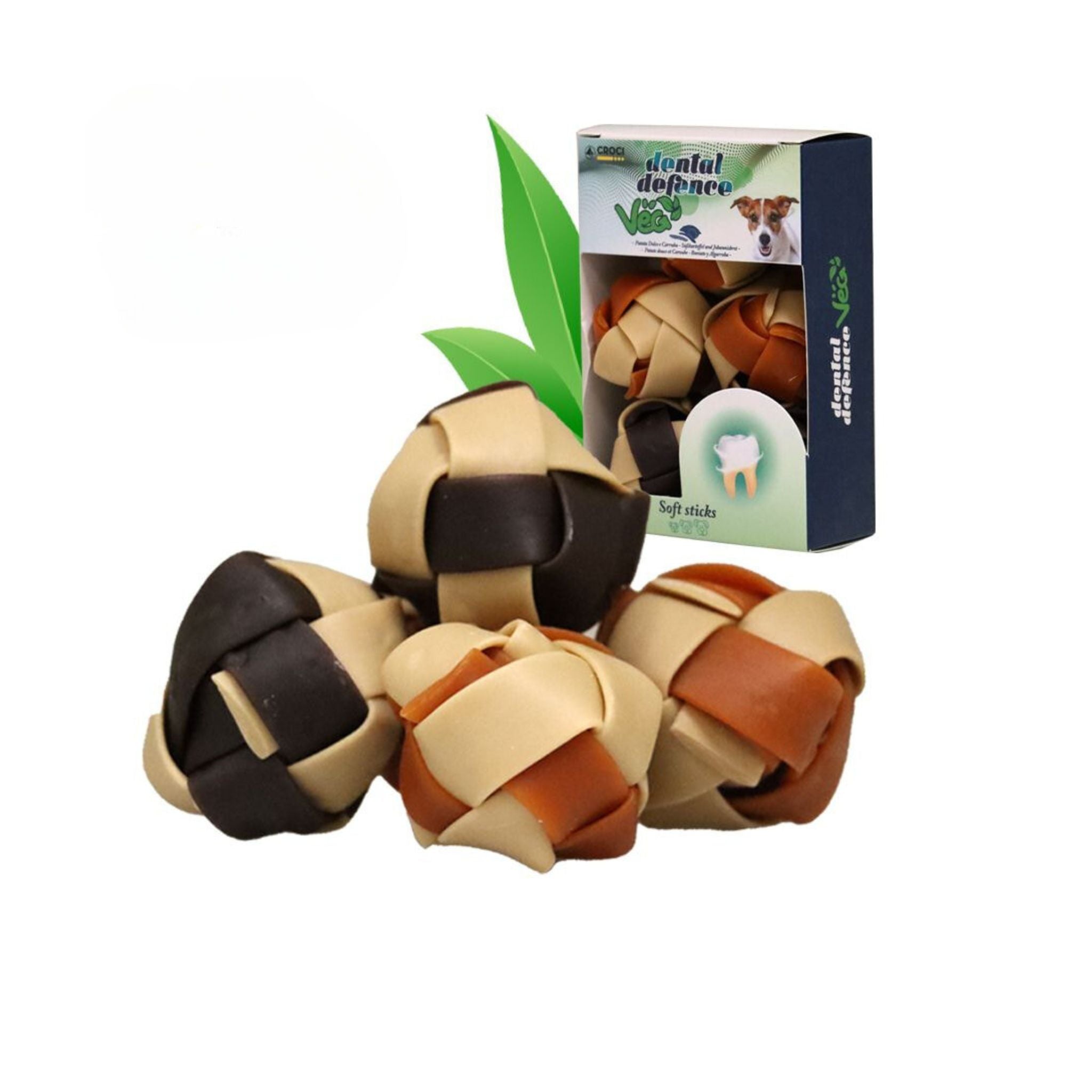 Croci - veganer Kauartikel Hund - Ball Defence (Kauball)