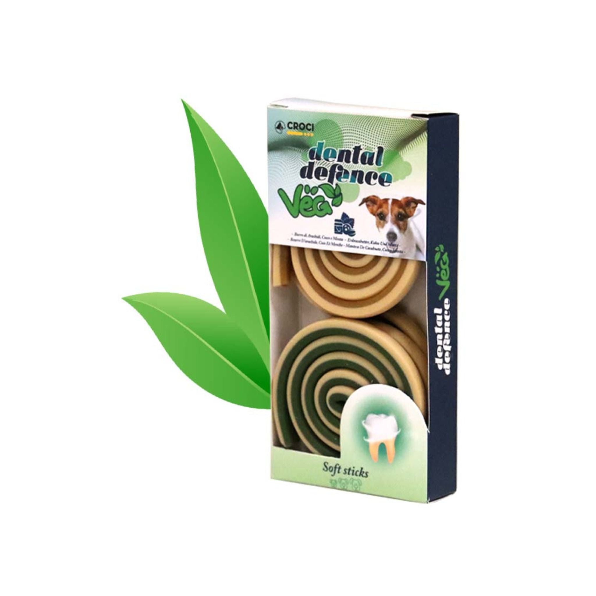 Croci - veganer Kauartikel Hund - Roll Defence - Kaurolle