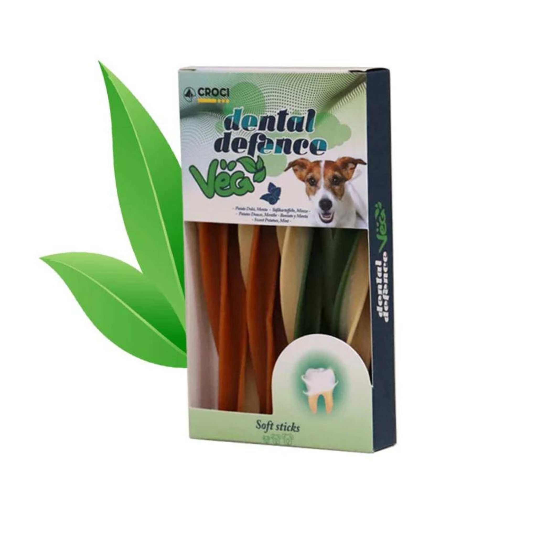 Croci Twirl Sticks - vegane Kaustangen Hund bei Fairtails