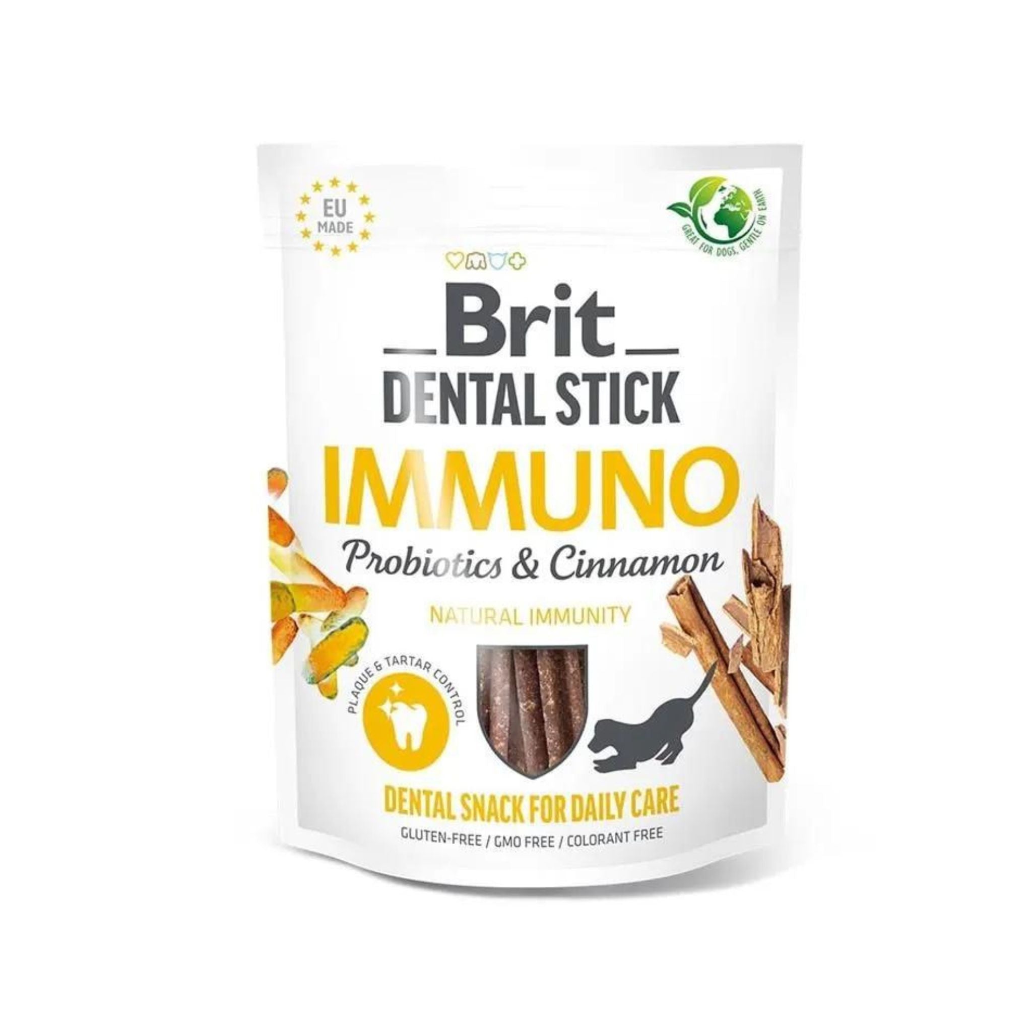 Brit Dental Stick Immuno- vegane Kaustange mit Probiotika und Zimt