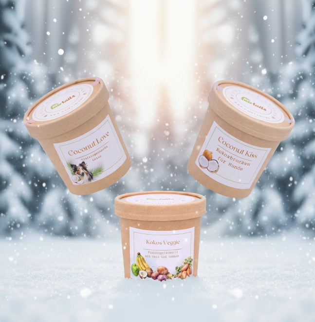 Fairtails Probierpaket Kokos - vegane Hundeleckerli