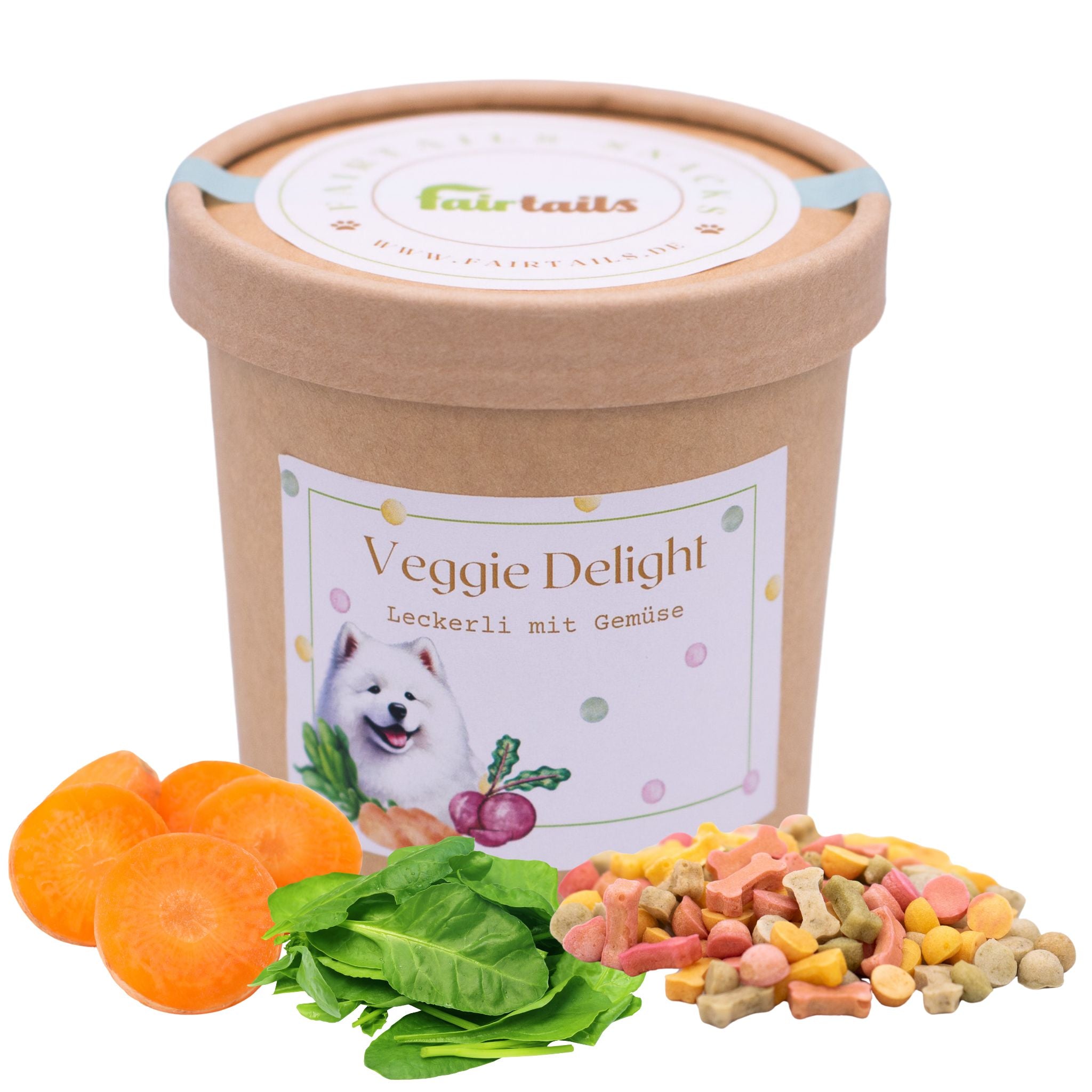 Vegane Hundeleckerli bei Fairtails mit Gemüse
