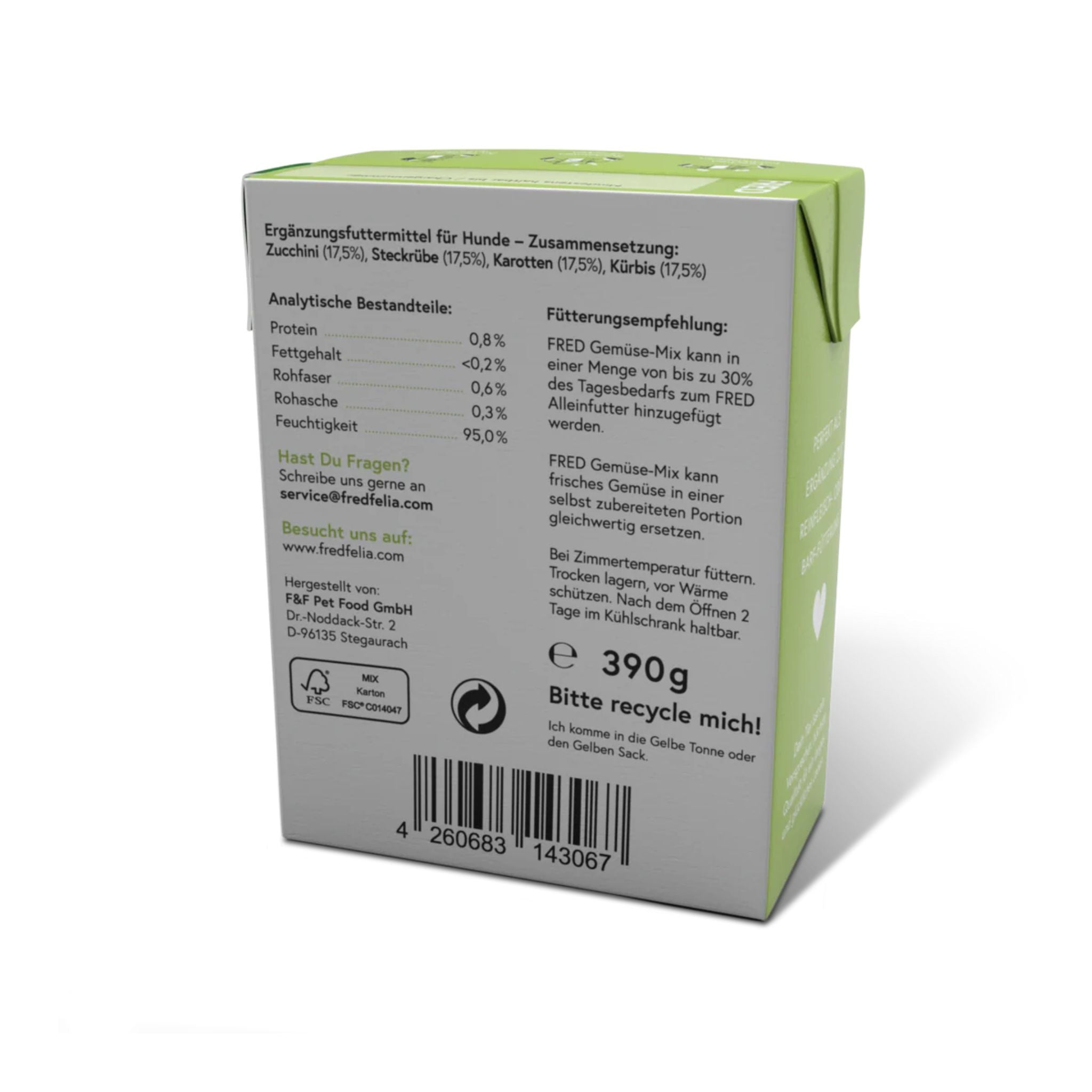 Veganes Hundefutter bei Fairtails