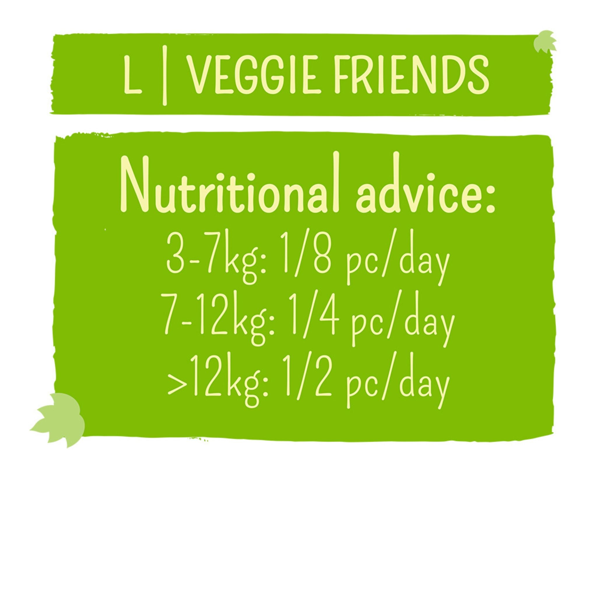 Garden Bites Veggie Friends Large - veganer Kausnack Hund