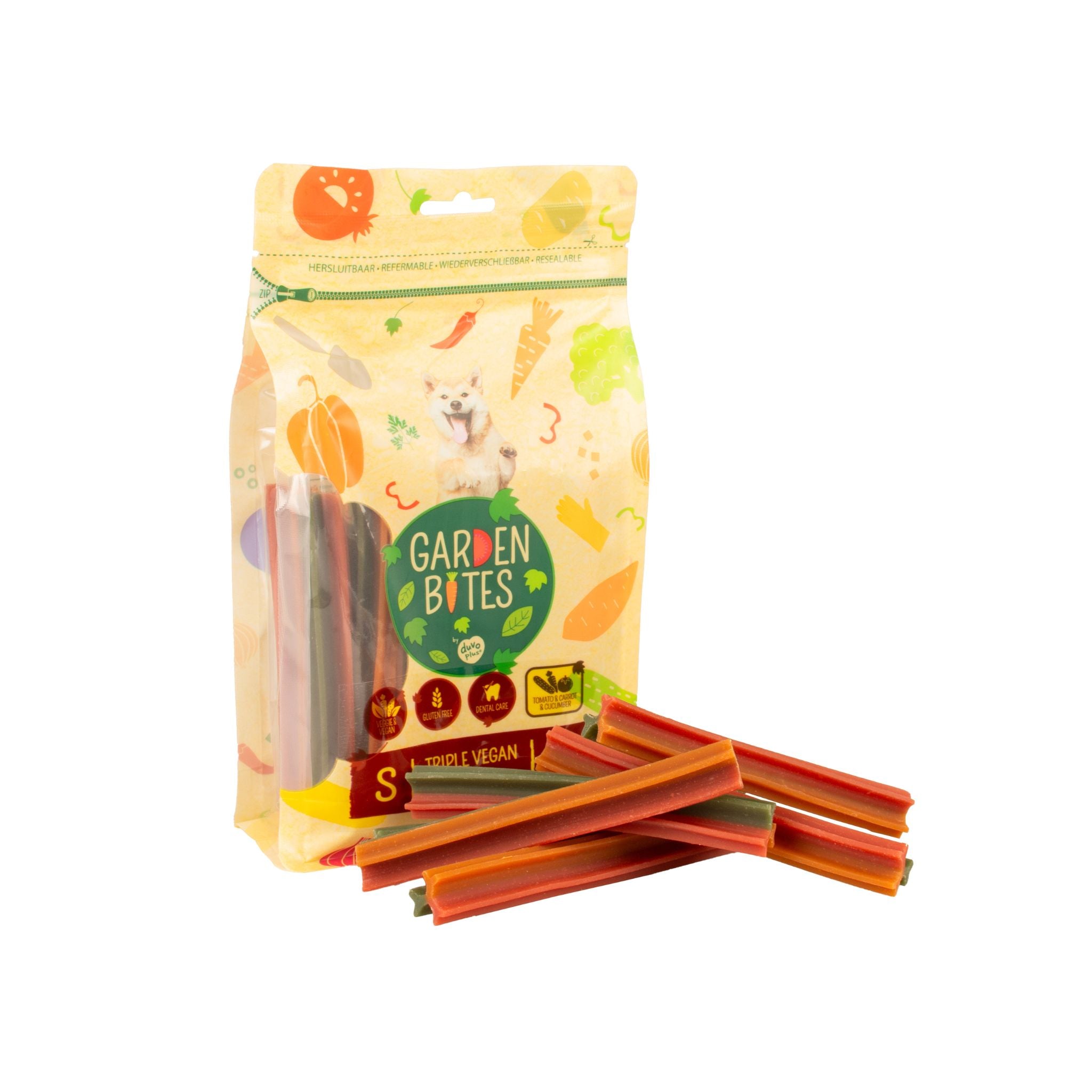 Garden Bites Dental Triple Vegan Sticks Medium  - vegane Kausticks Hund