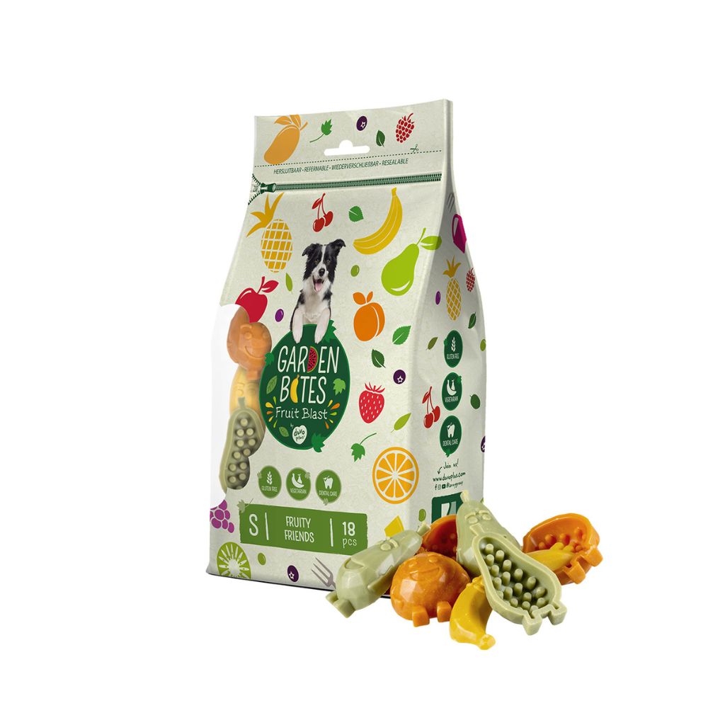 Garden Bites Fruity Friends | vegane Kauartikel Hund | Fairtails