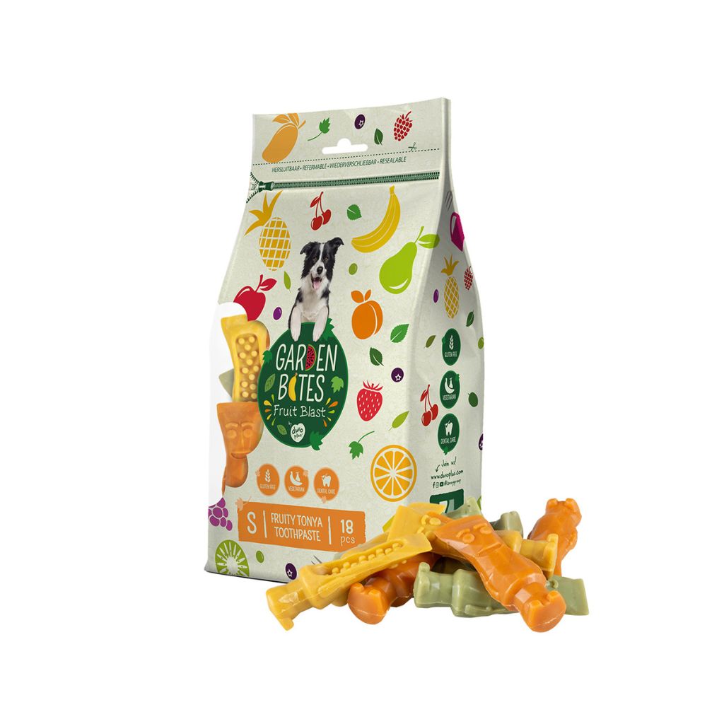 Garden Bites Fruity Tonya Toothpaste - veganer Kausnack für Hunde | Fairtails