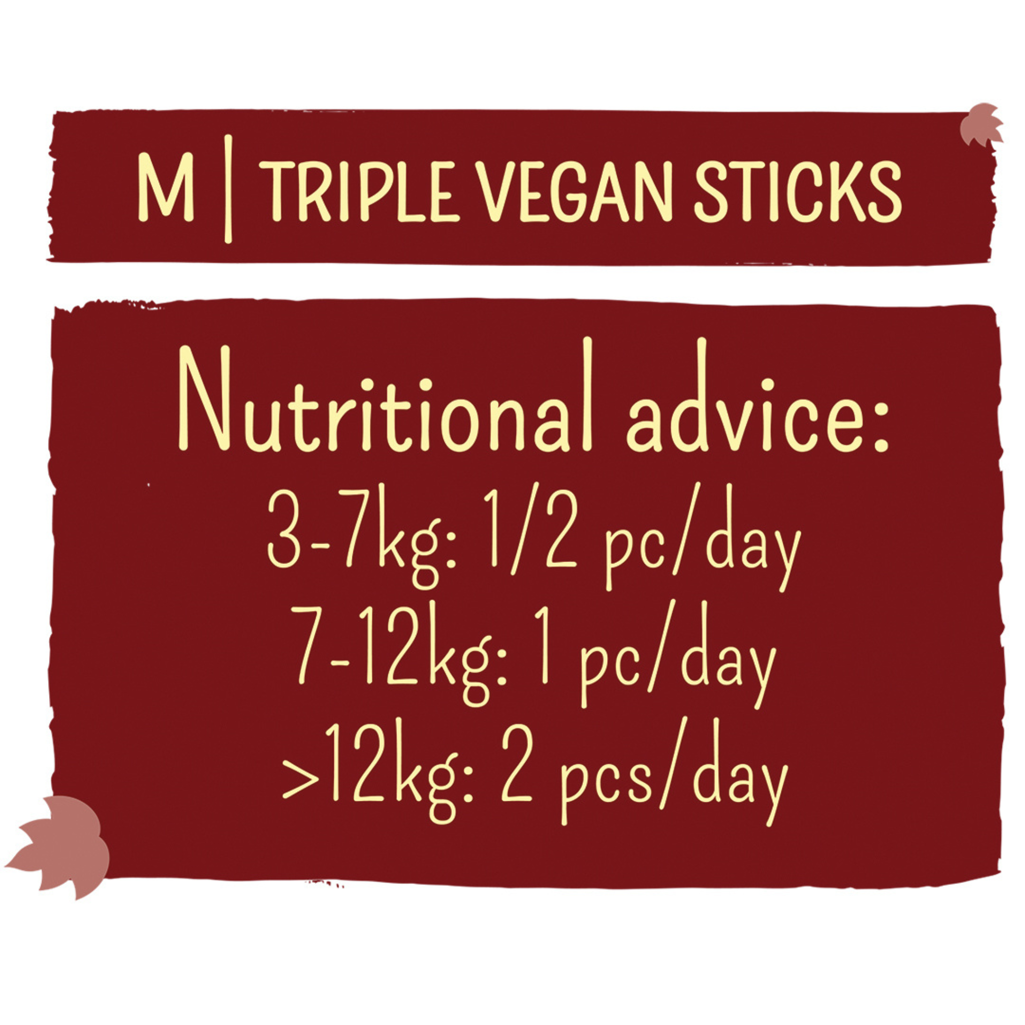 Garden Bites Dental Triple Vegan Sticks Medium - vegane Kausticks Hund