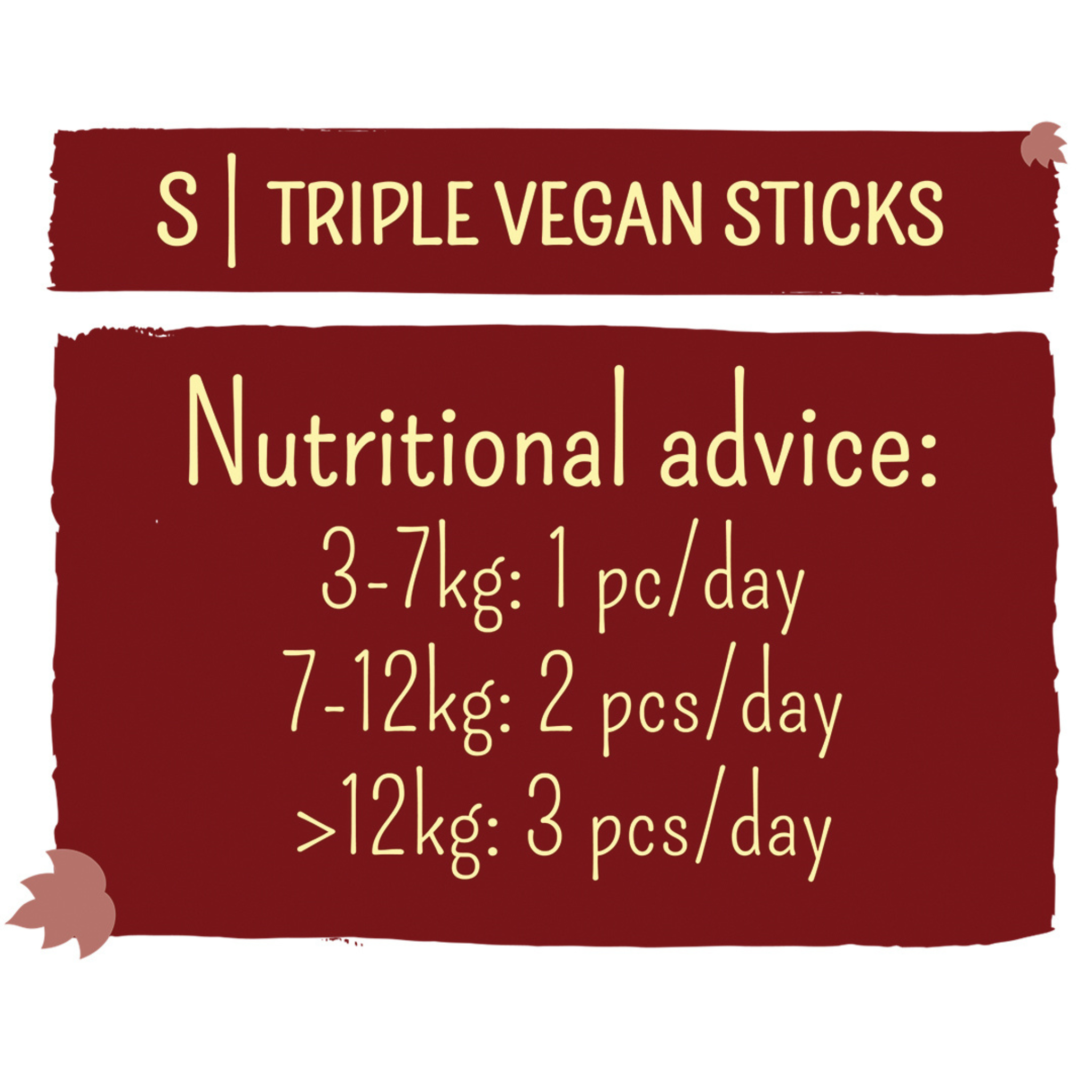 Garden Bites Dental Triple Vegan Sticks Small (20 Stück/300g)