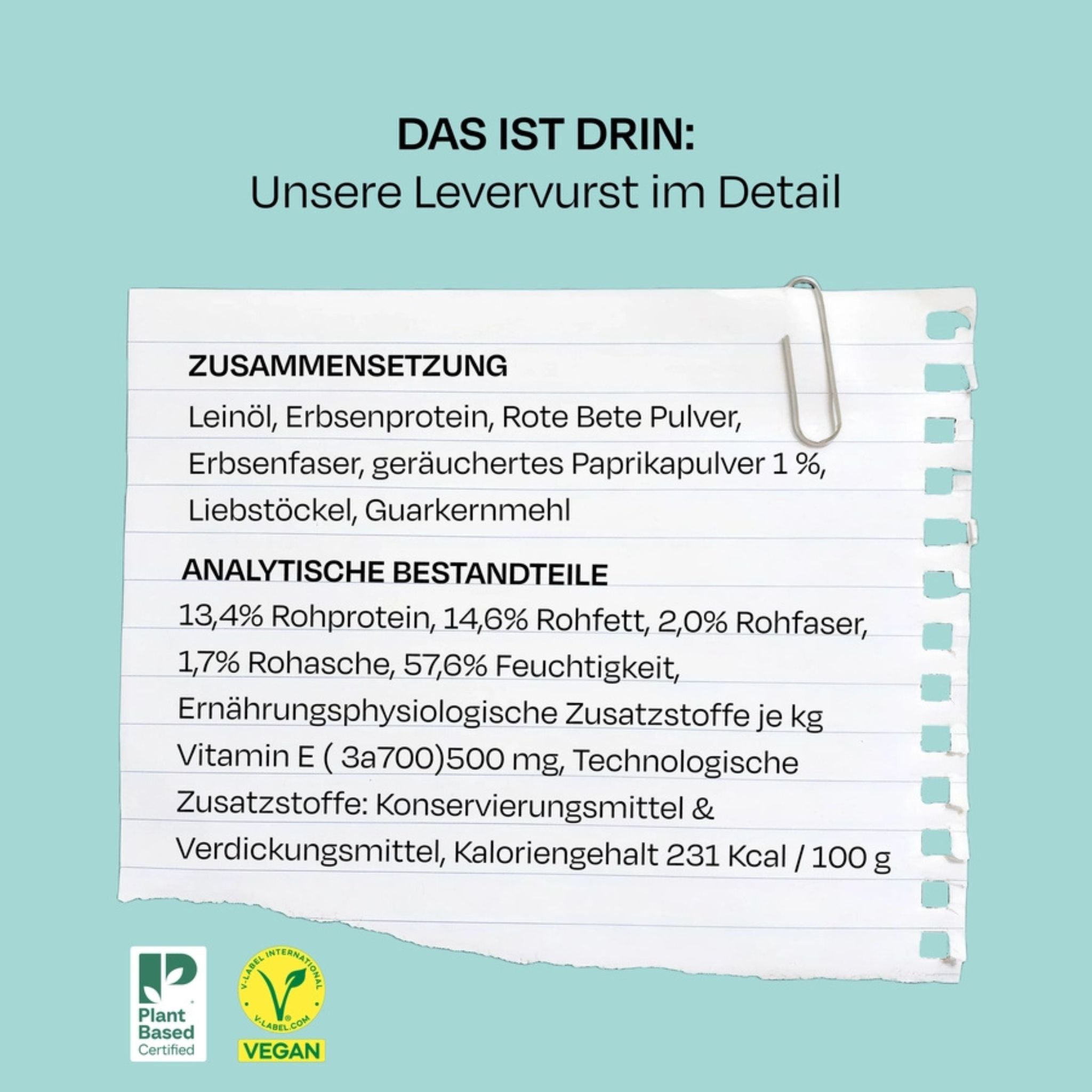 Vegdog Leverwurst bei Fairtails - vegane Hundeleckerli