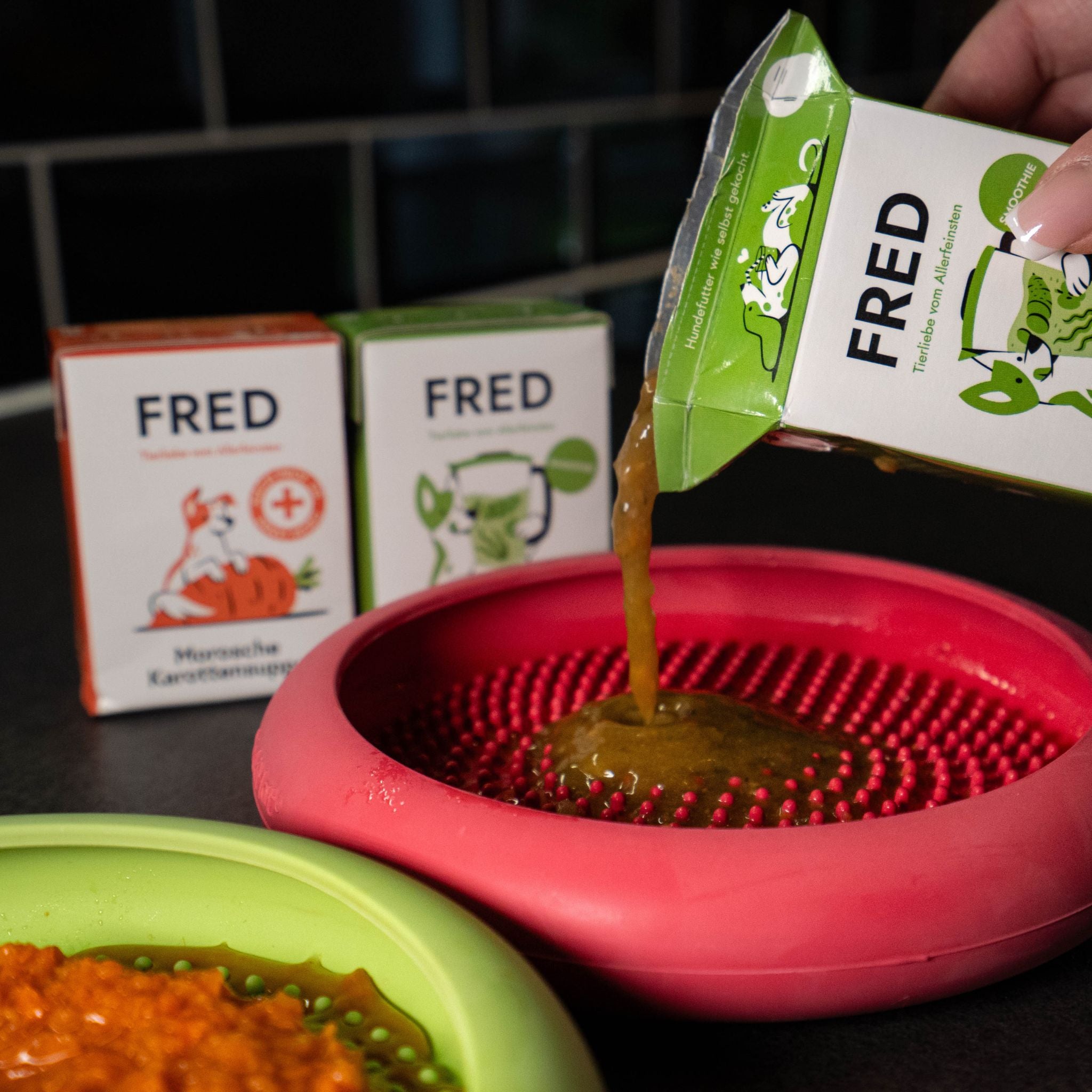 Fred und Felia grüner Smoothie für Hunde - Fairtails