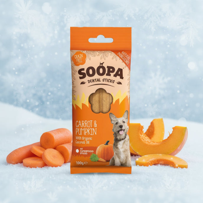 Soopa Pets Dental Sticks Kürbis Karotte bei Fairtails