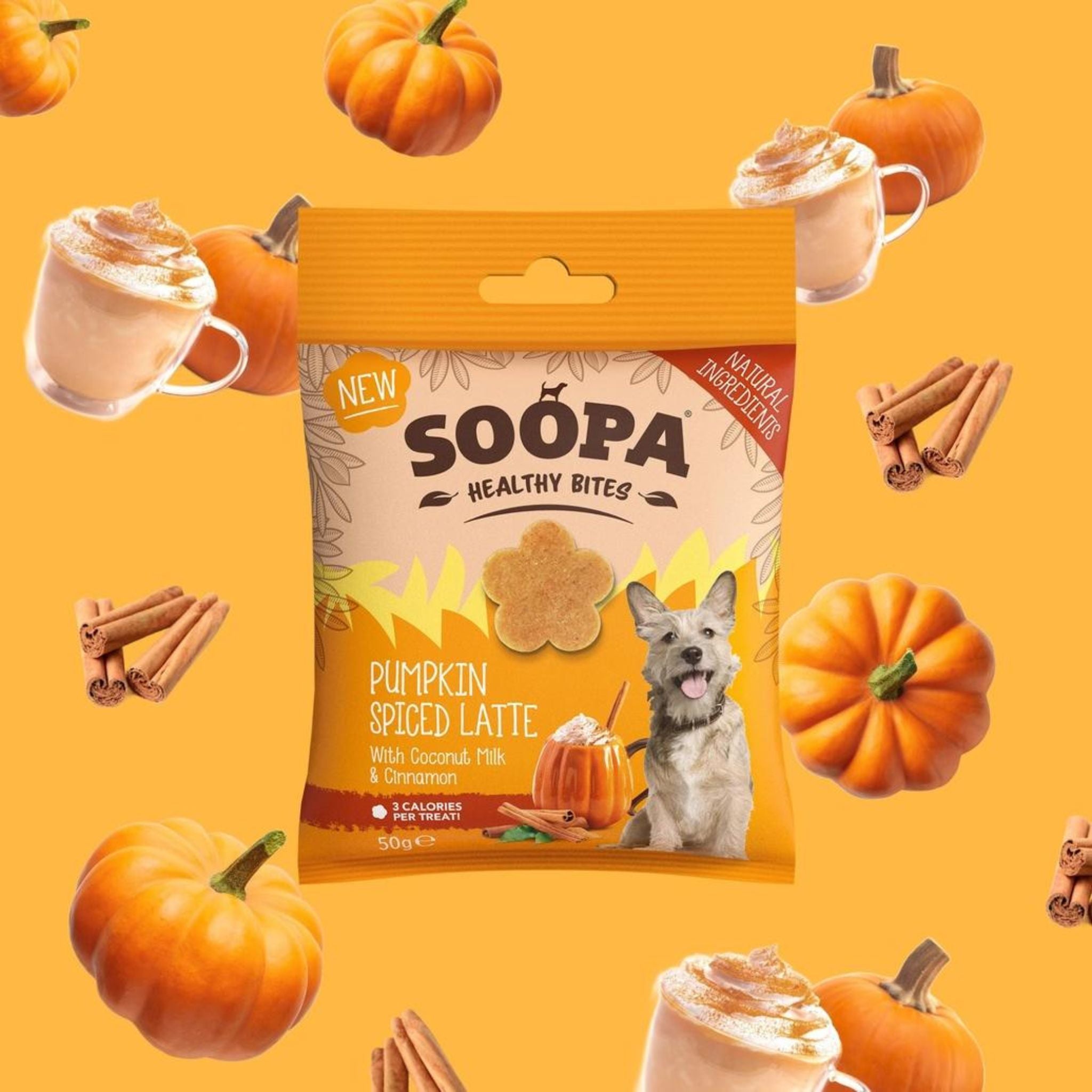 Soopa Pumpkin Spiced Latte Healthy Bites - limited Edition (50g)
