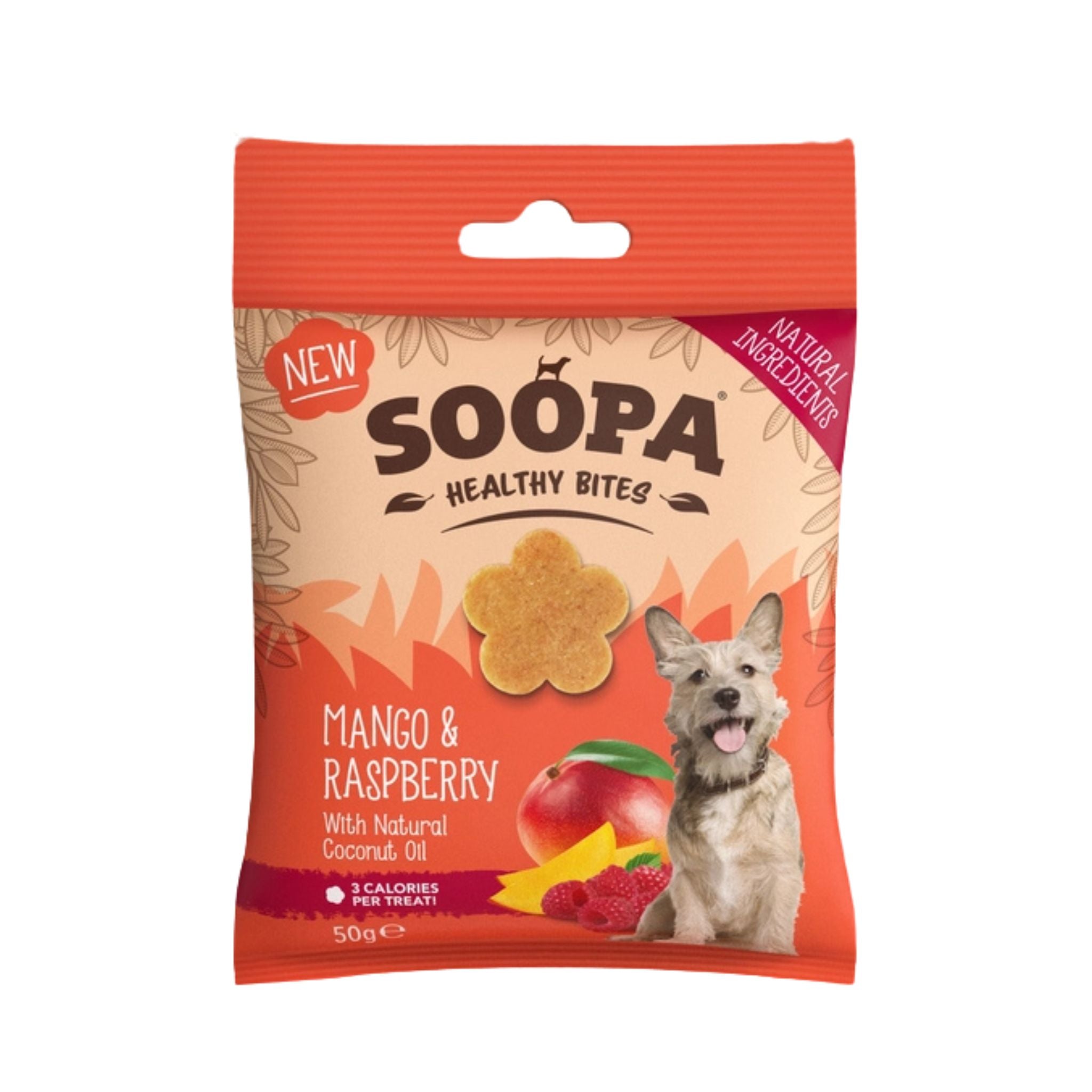 Soopa vegane Hundeleckerli mit Mango und Himbeere bei Fairtails