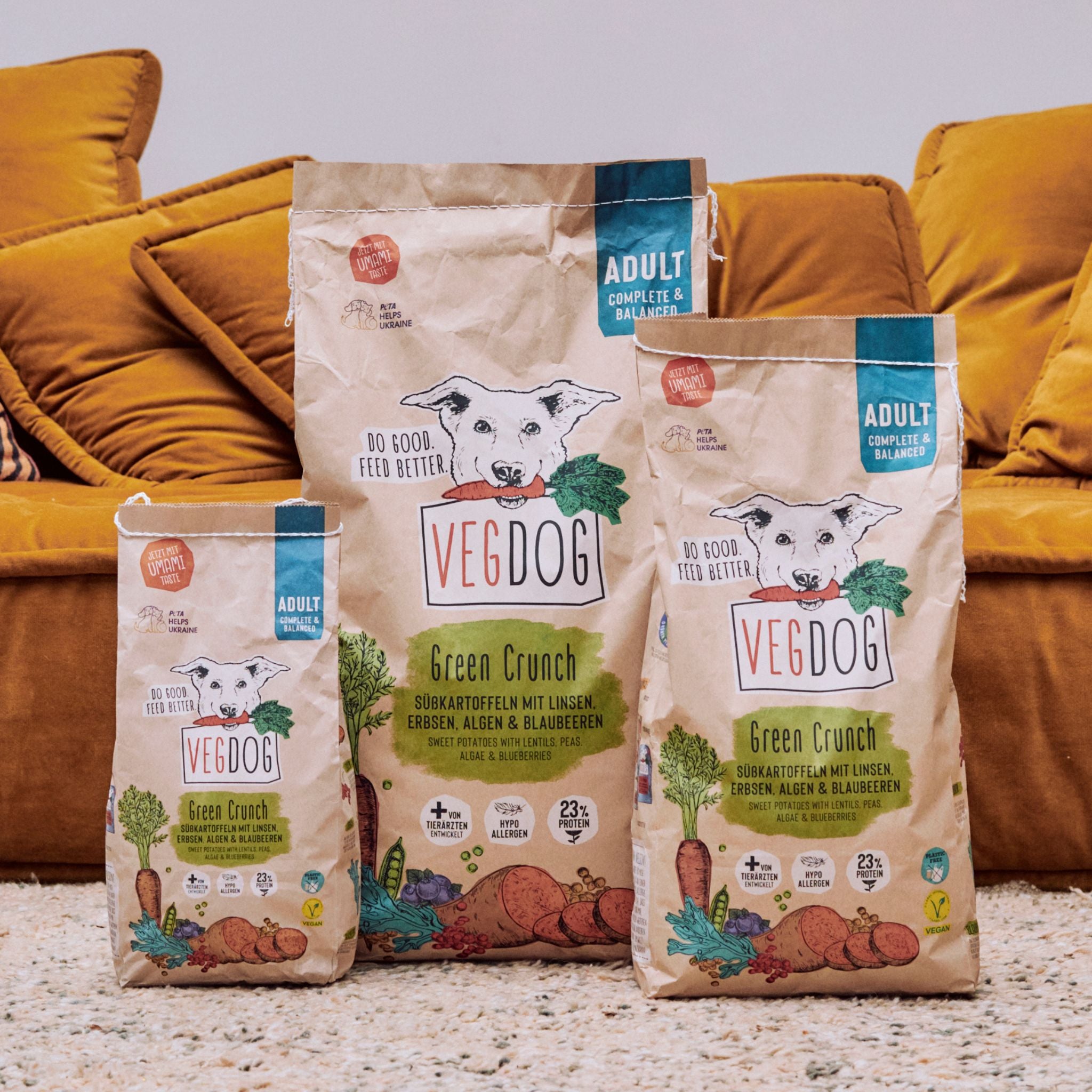 VEGDOG Green Crunch - veganes Hundefutter - Fairtails