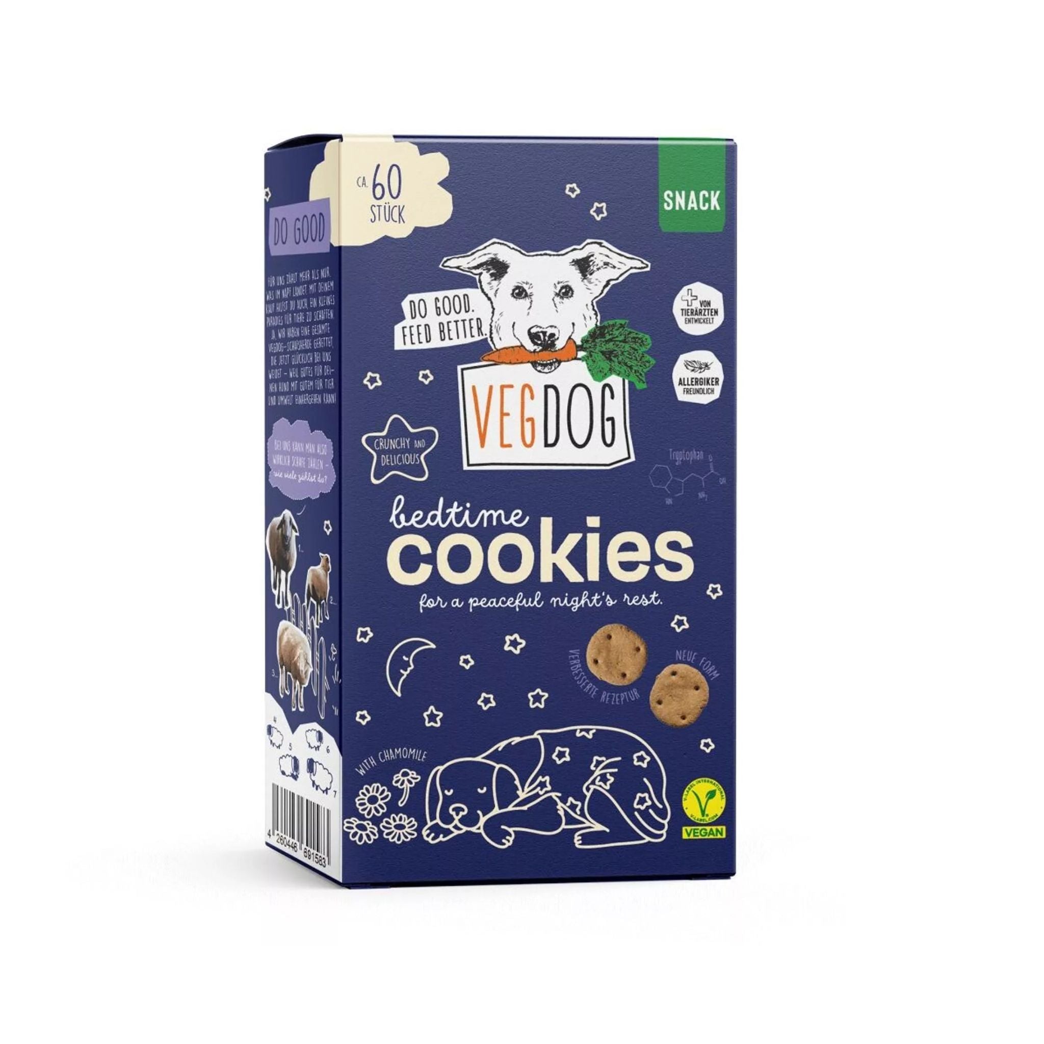 Vegdog Bedtime Cookies - vegane Hundekekse bei Fairtails