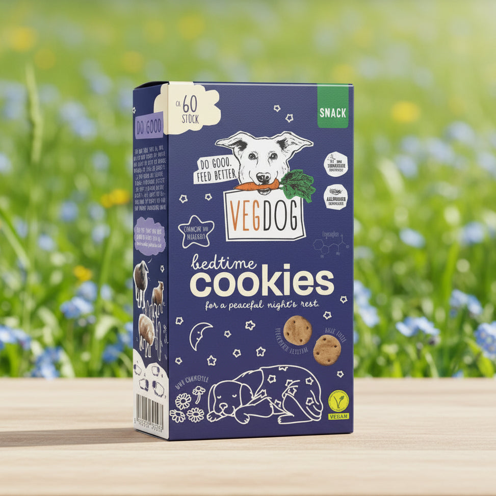 Vegdog Bedtime Cookies - vegane Hundekekse bei Fairtails