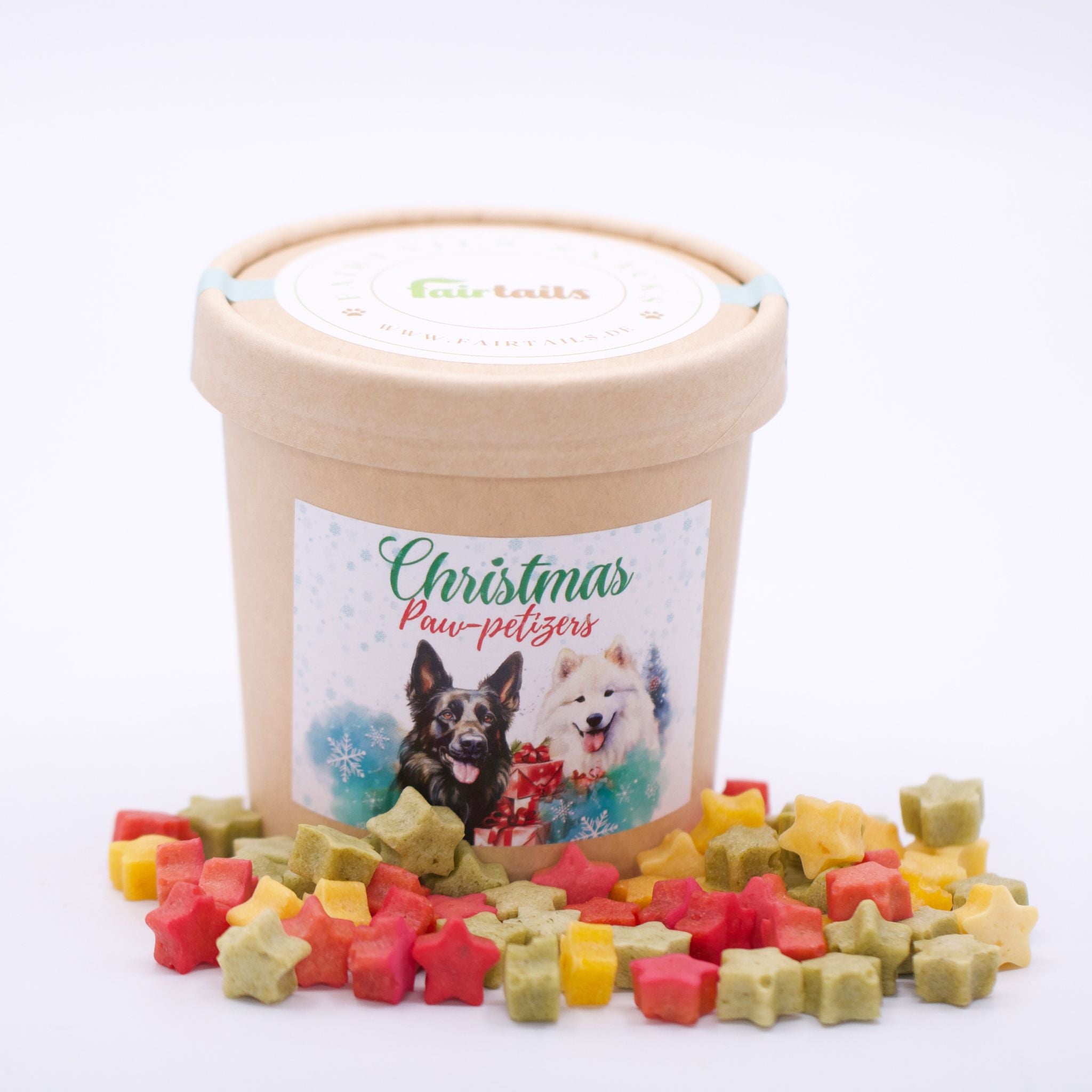 Fairtails Christmas Paw-petizers - Vegane Weihnachtsleckerli für Hunde