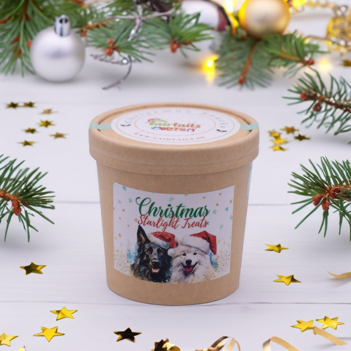 Vegane Hundeleckerli Weihnachten, Weihnachtsleckerli Hund - Fairtails