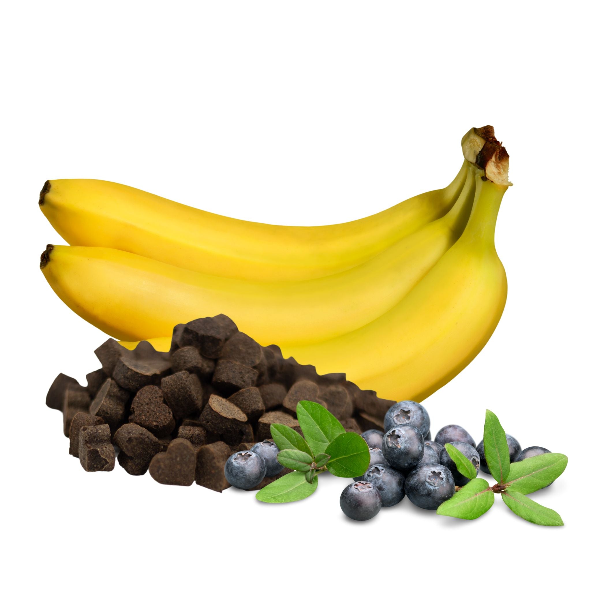 Vegane Hundeleckerli mit Heidelbeere und Banane