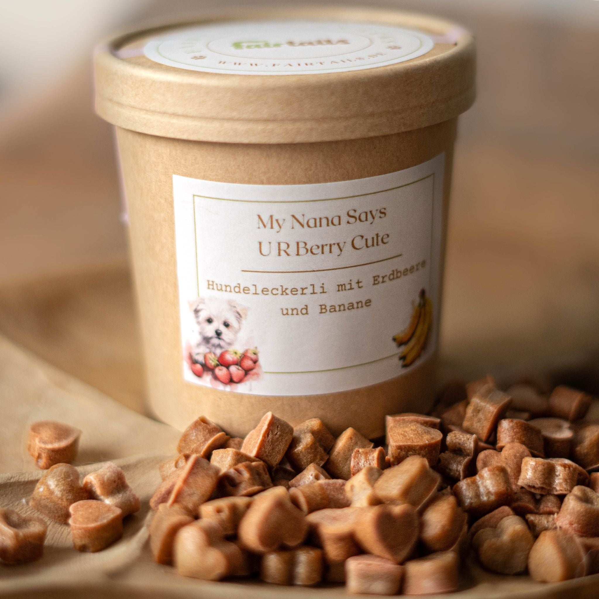 Vegane Hundeleckerli Erdbeere Banane - Fairtails