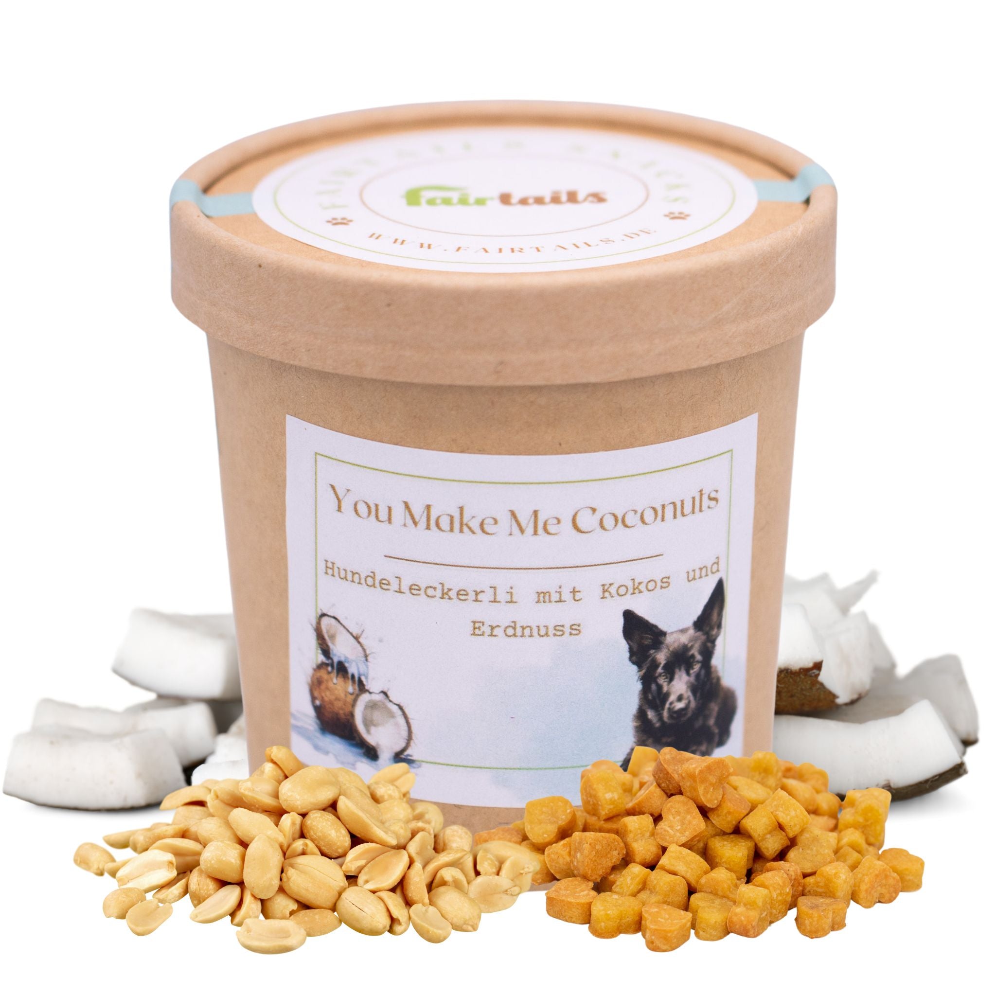 Fairtails You Make Me Coconuts - vegane Hundeleckerli mit Kokos und Erdnuss