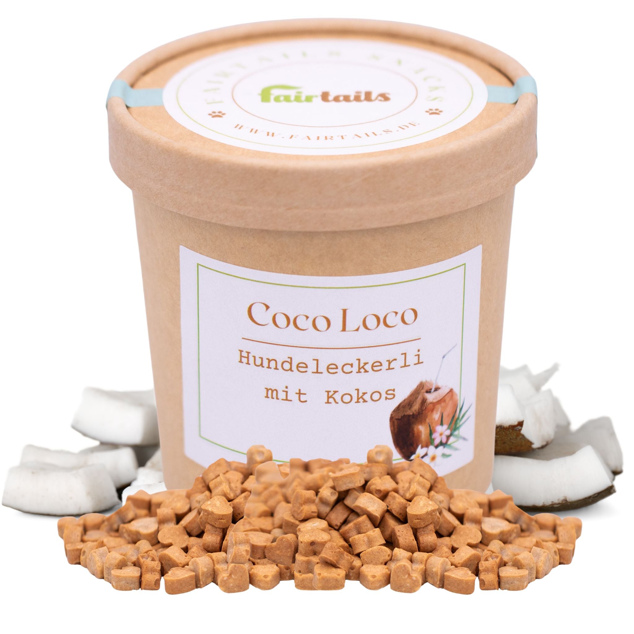 Fairtails Coco Loco - Vegane Hundeleckerli mit Kokos