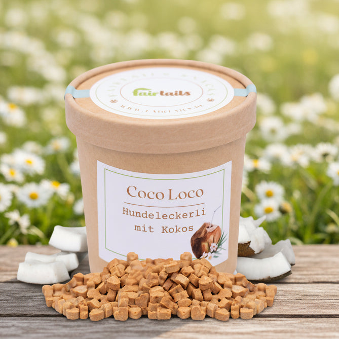 Fairtails Coco Loco - Vegane Hundeleckerli mit Kokos