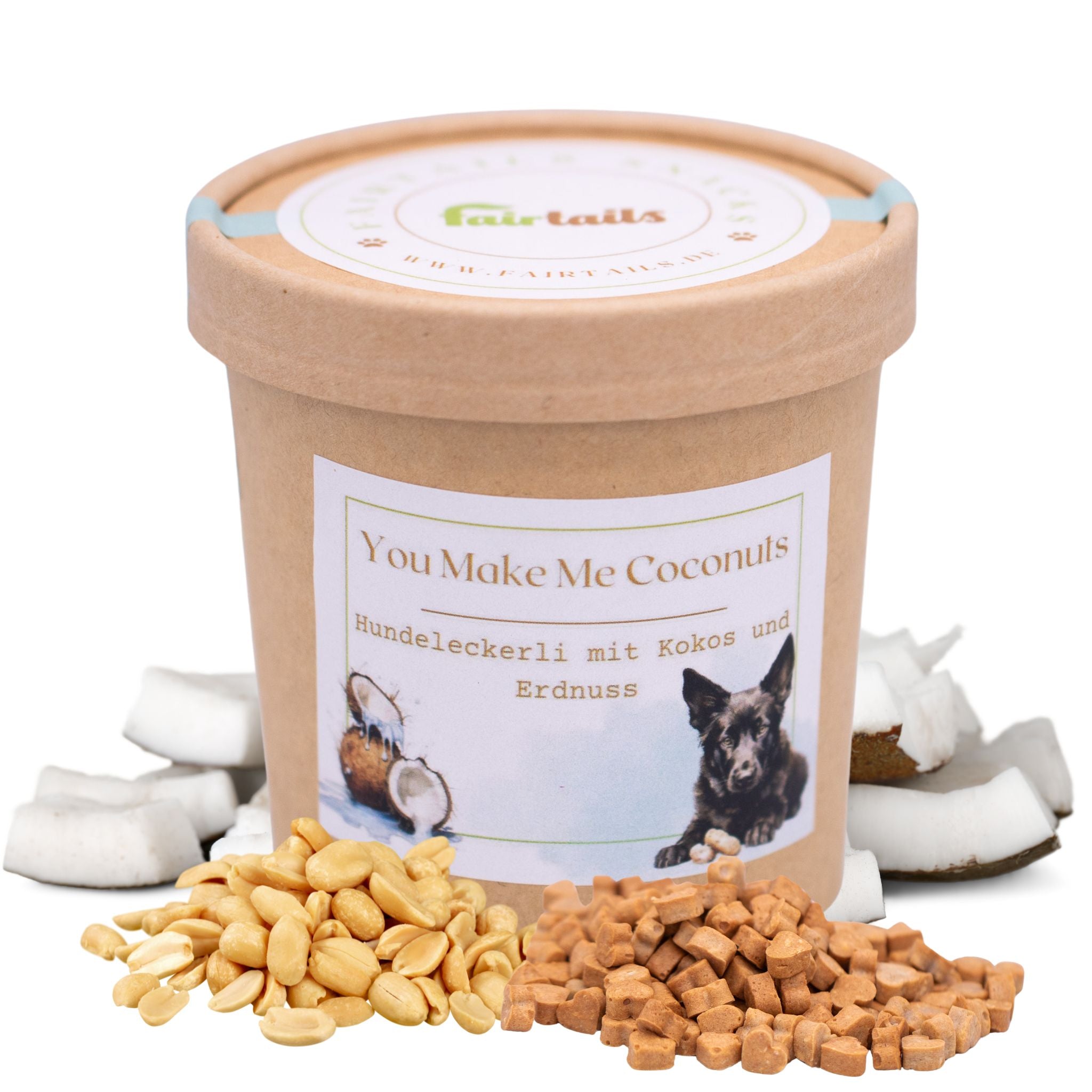 Fairtails You Make Me Coconuts - vegane Hundeleckerli mit Kokos und Erdnuss