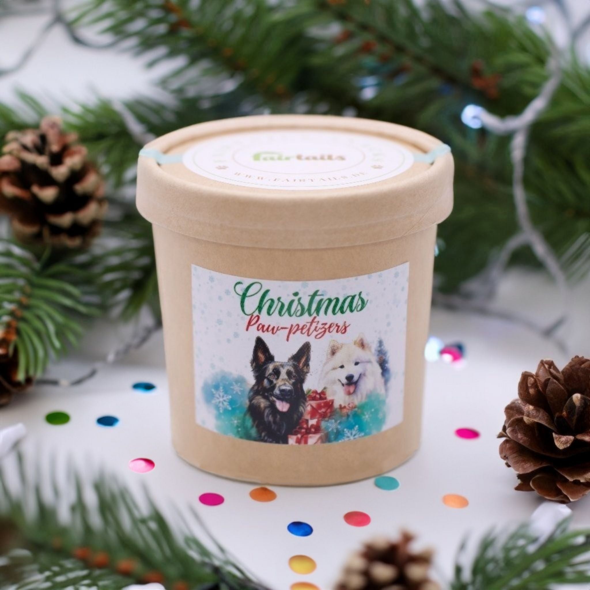 Fairtails Christmas Paw-petizers - Vegane Weihnachtsleckerli für Hunde