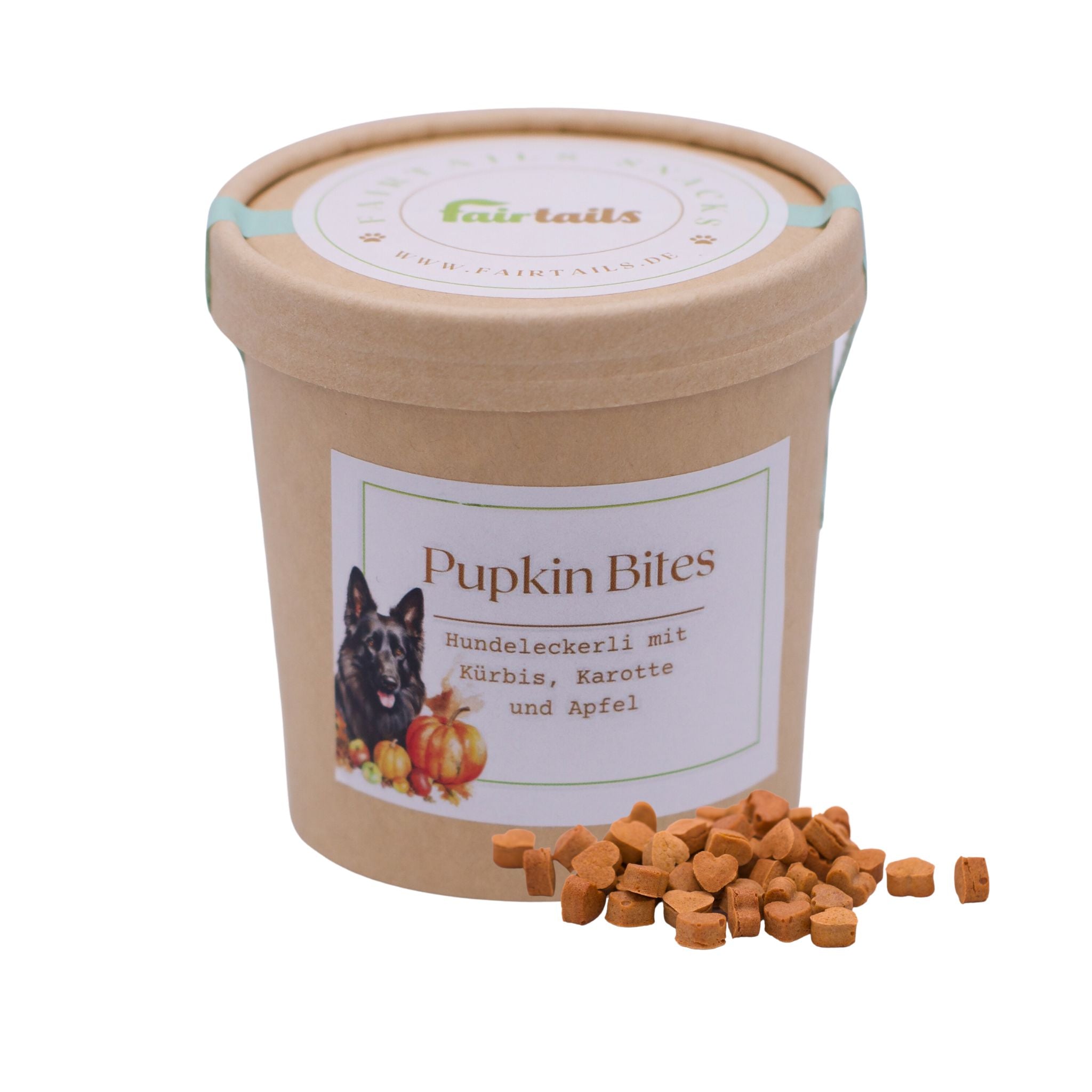 Vegane Hundeleckerli aus Kürbis bei Fairtails