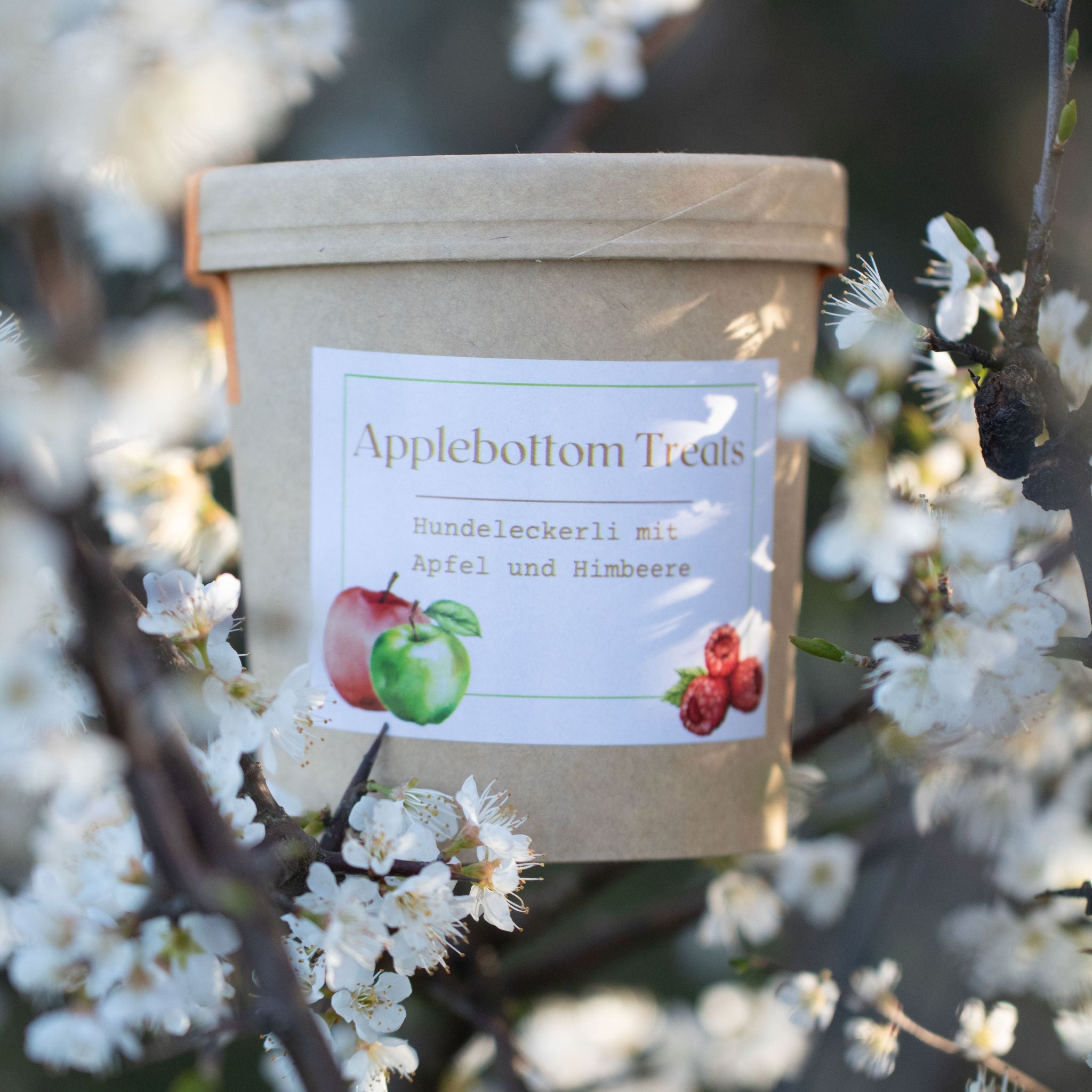 Vegane Hundeleckerli Hundekekse mit Apfel und Himbeere bei Fairtails