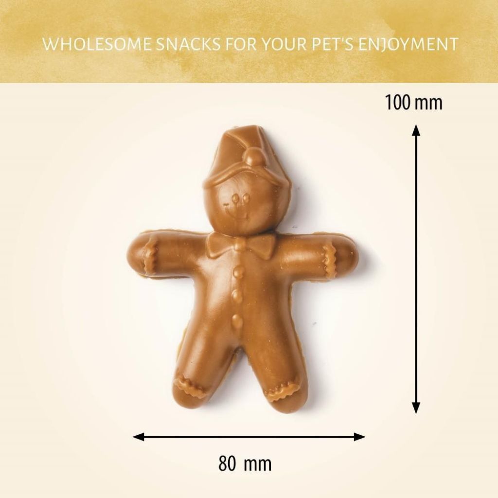 Antos Rudolph & Gingy - vegane Weihnachtssnacks für Hunde (10 Stück/460g)