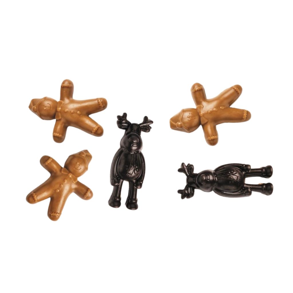 Antos Rudolph & Gingy - vegane Weihnachtssnacks für Hunde (10 Stück/460g)