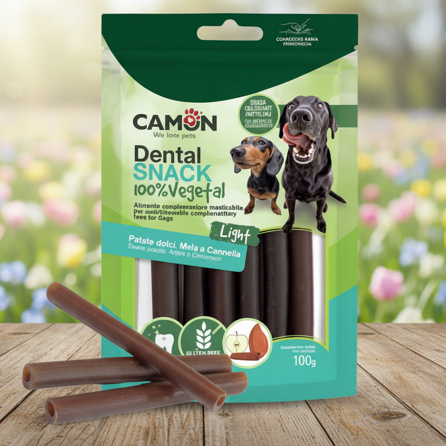 Camon Apple Cinnamon Pipe - veganer Kausnack mit Apfel bei Fairtails