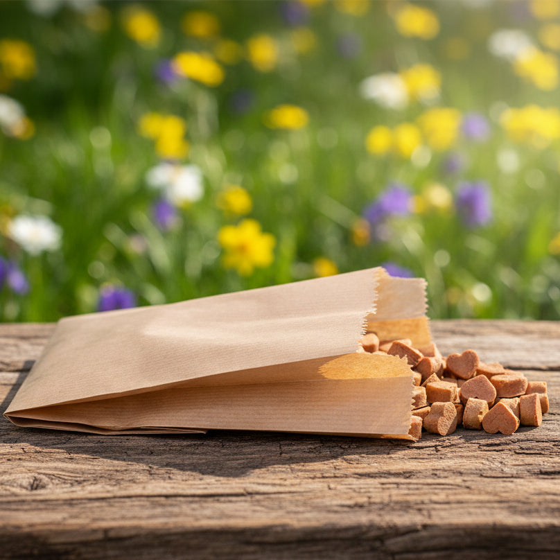 Vegane Hundeleckerli mit Banane und Erdnuss bei Fairtails