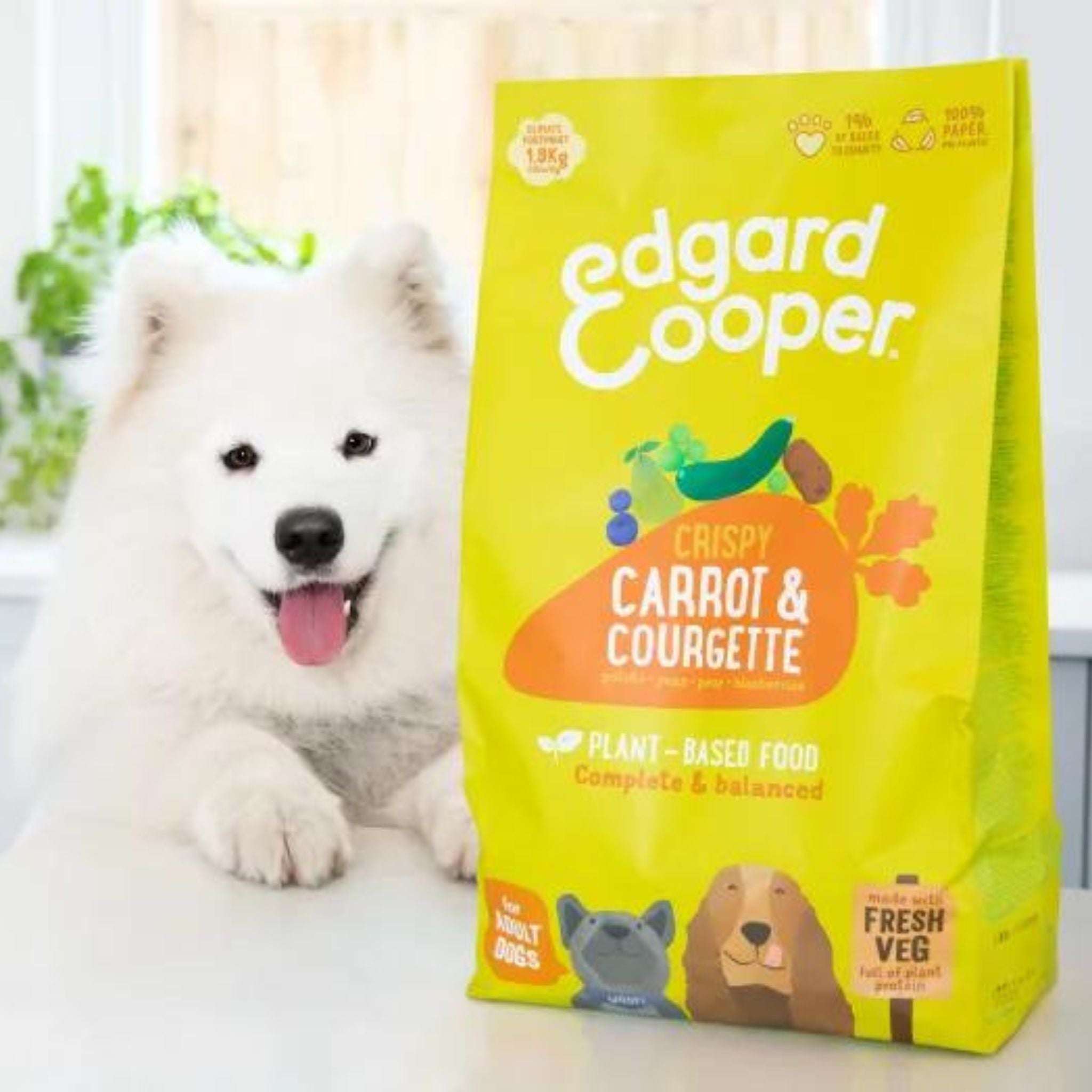 Edgard & Cooper - vegetarisches Trockenfutter Knackige Karotten und Zucchini