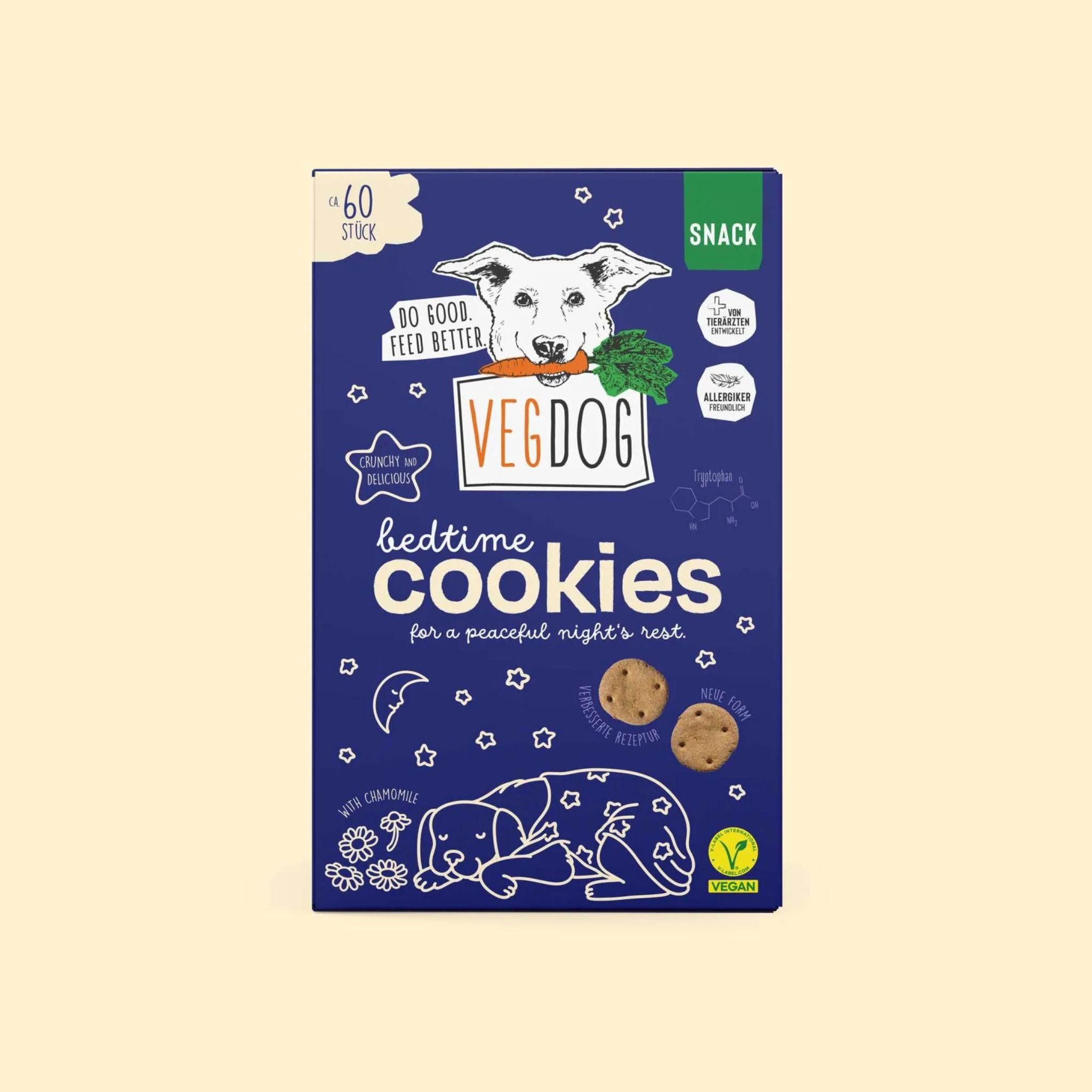 Vegdog Bedtime Cookies - vegane Hundekekse bei Fairtails