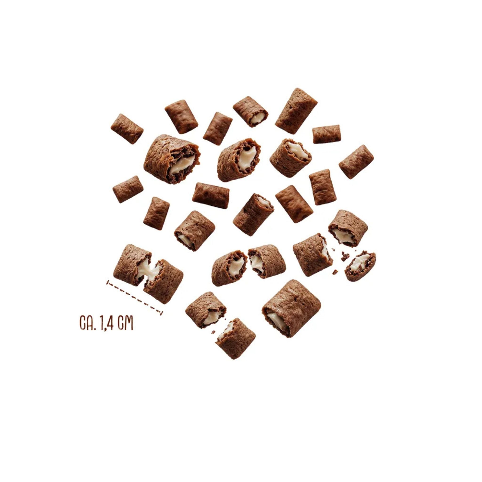 Vegdog Mini Pures - Vegane knusprig-kremige Hundeleckerli für kleine Hunde (80g)