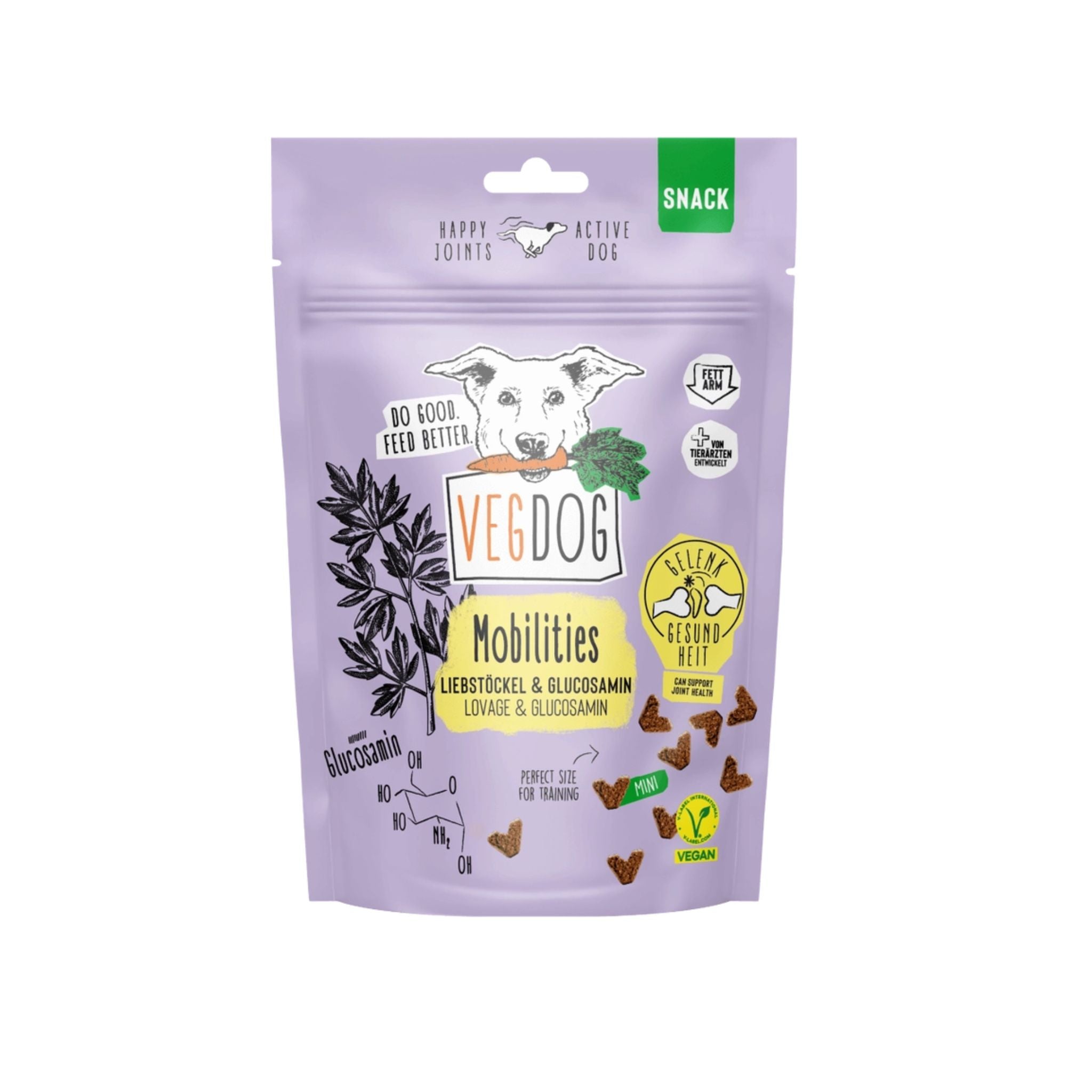 Vegdog Mobility Mini - vegane Hundelckerli bei Fairtails