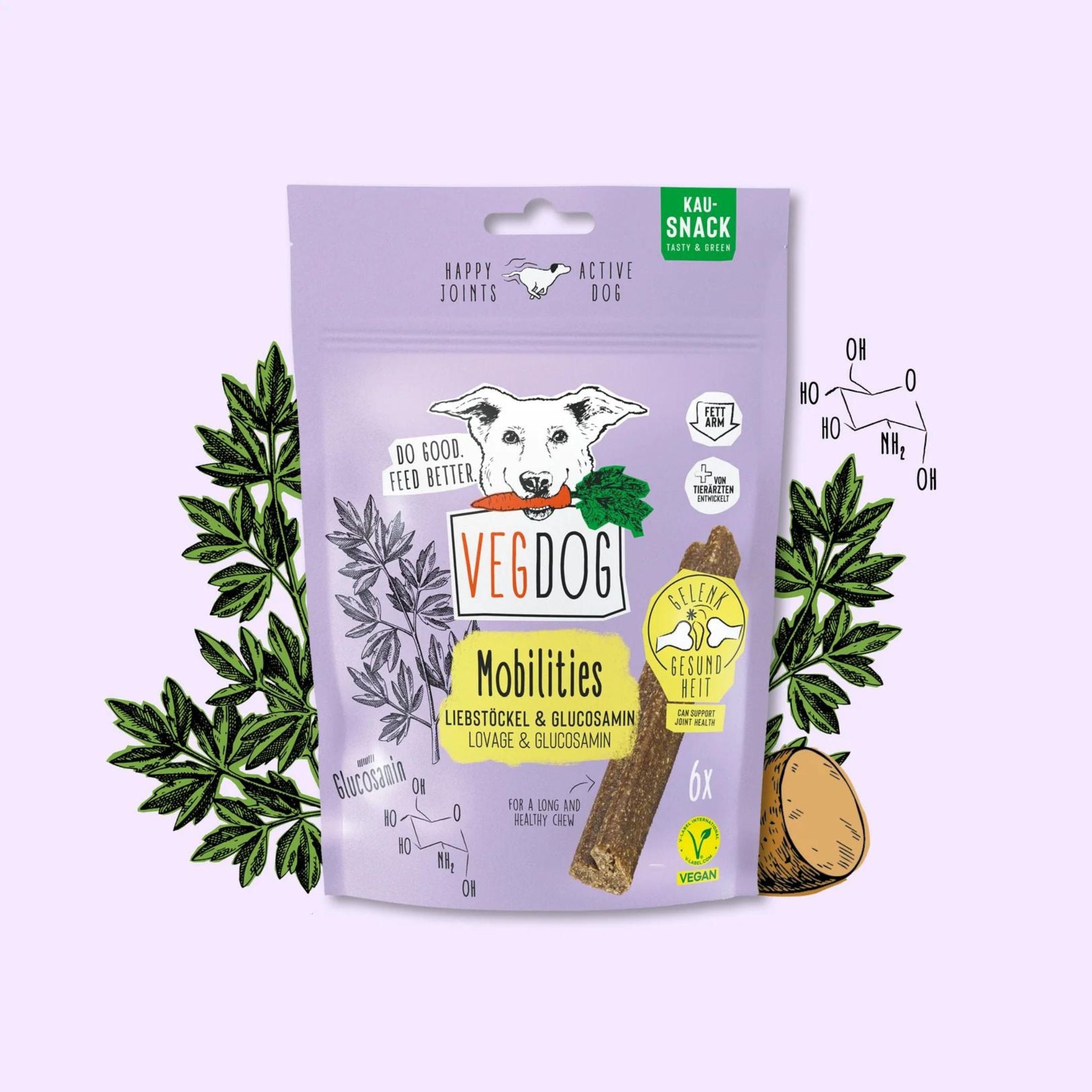 VEGDOG Mobilities - vegane Kauartikel für Hunde - Fairtails