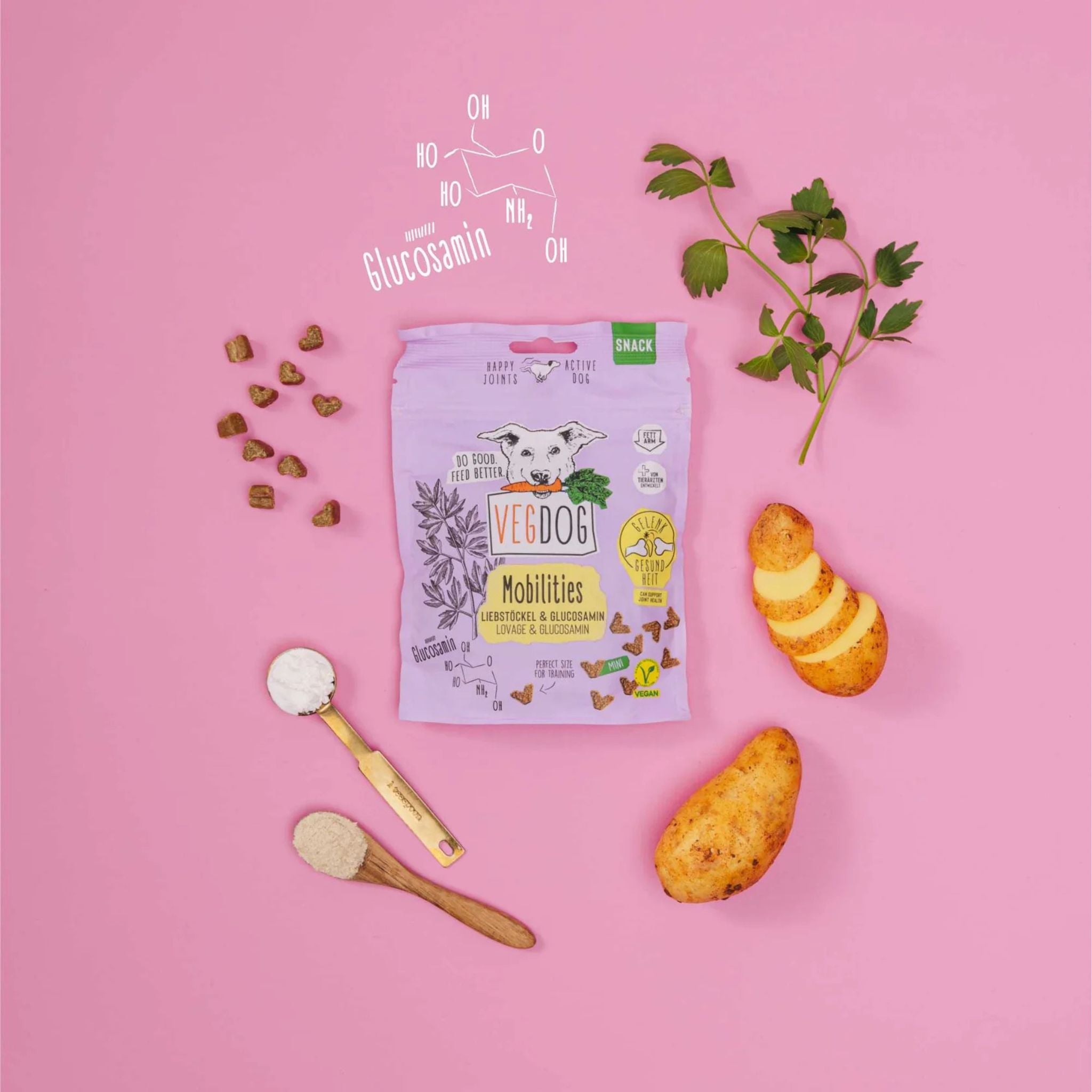 Vegdog Mobility Mini - vegane Hundelckerli bei Fairtails