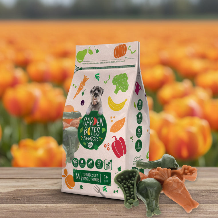 Garden Bites Veggie Friends vegane Kauartikel Hund bei Fairtails