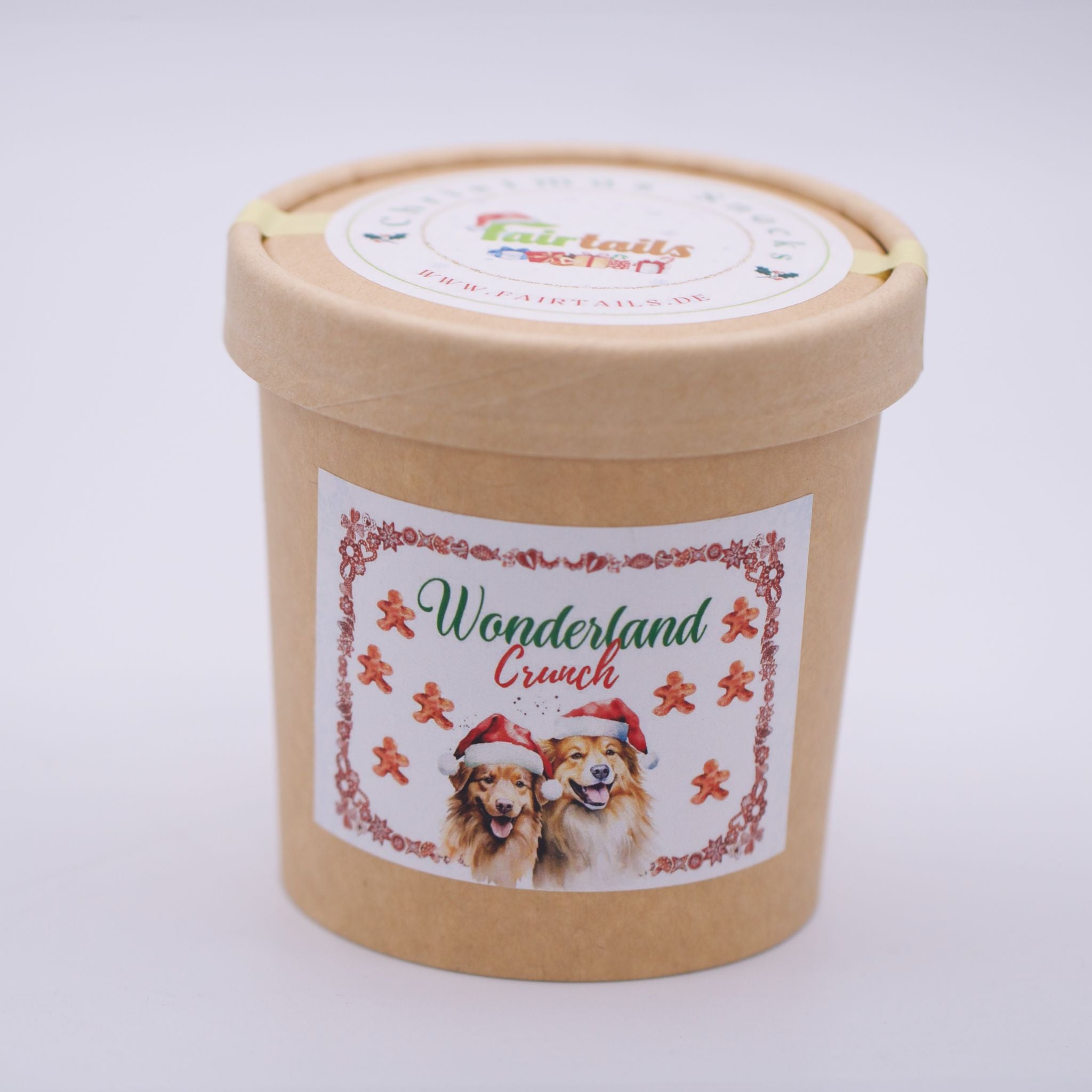 Fairtails Wonderland Crunch - Vegane Weihnachtsleckerli für Hunde