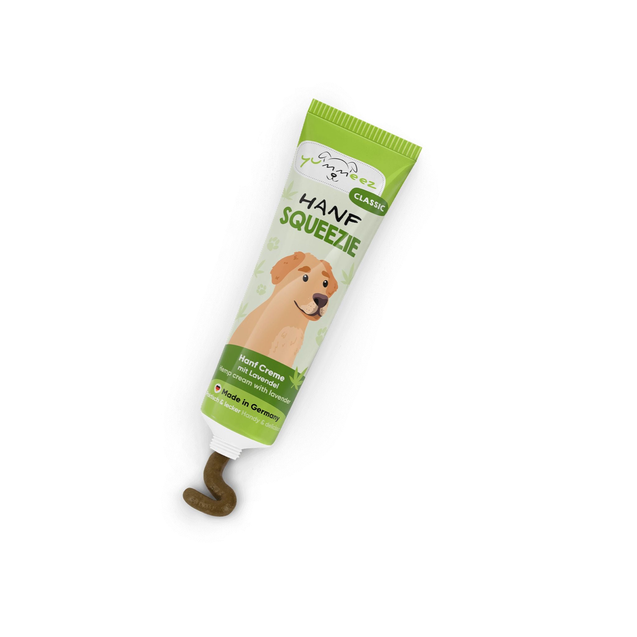 Yummeez® Classic Squeeze Hanf (vegane Creme für Hunde bei Fairtails