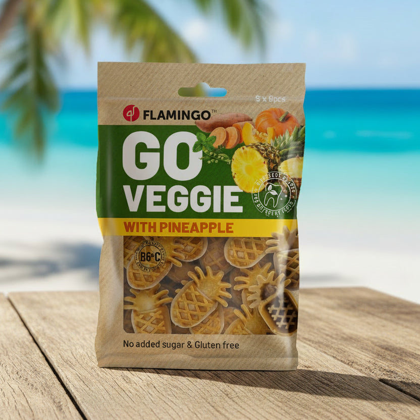 flamingo veganer Hundesnack Ananas bei Fairtails