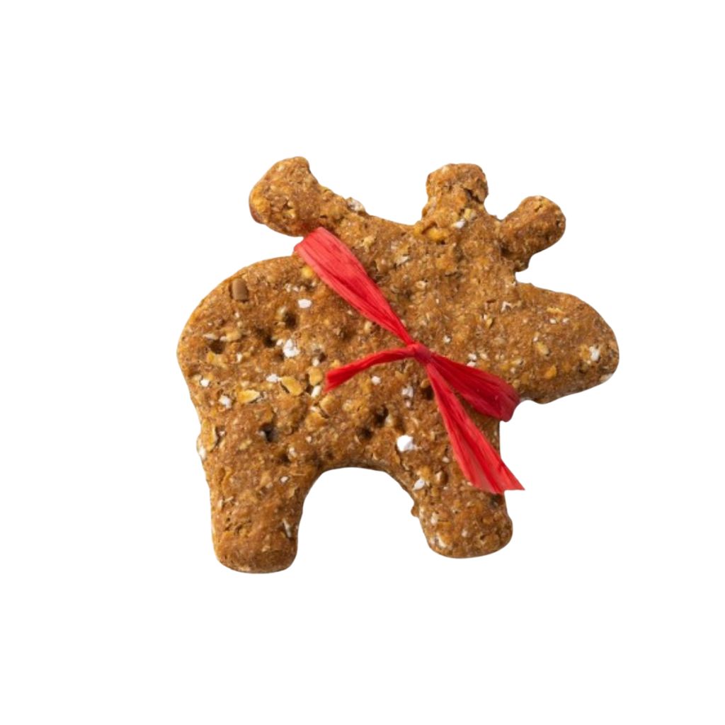 Großer Christmas Moose - Weichnachtshundekeks mit leckeren Früchten