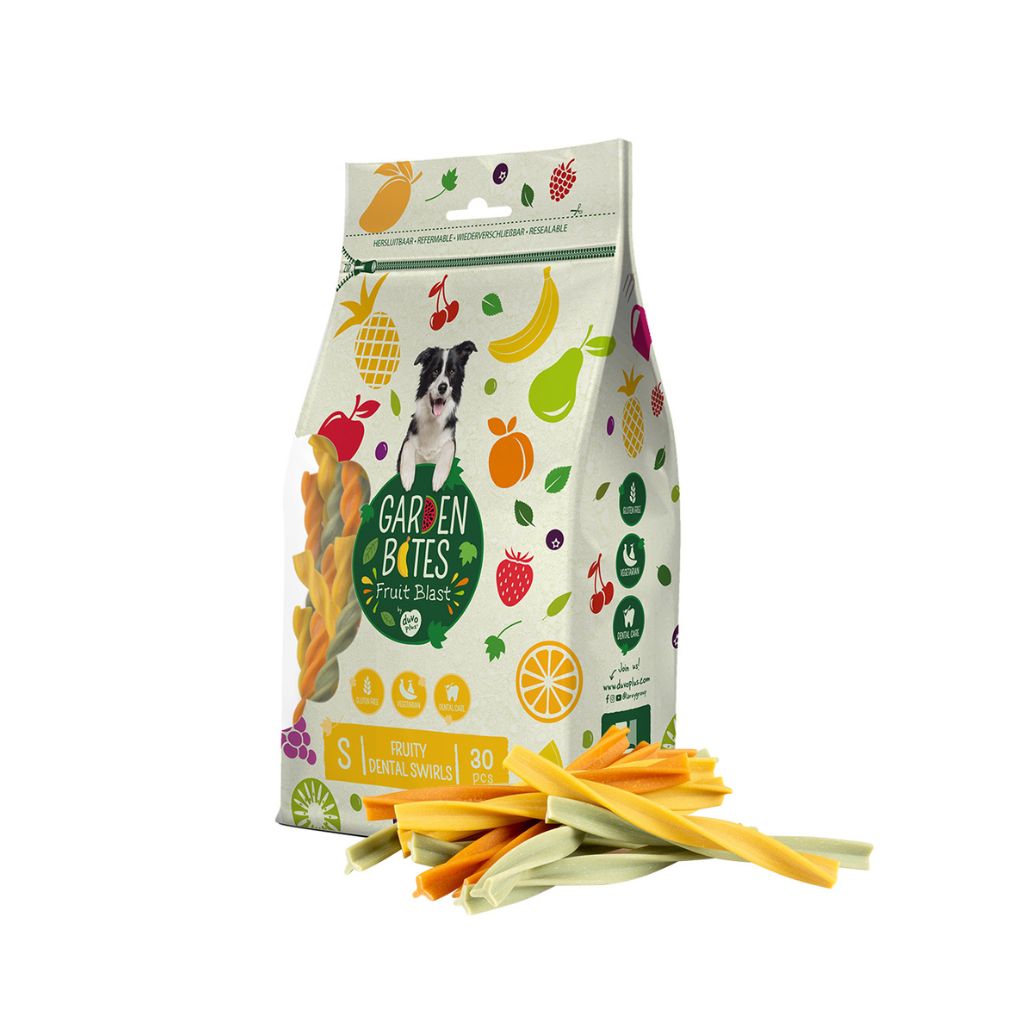 Garden Bites Fruity Dental Swirls - vegane Kauartikel